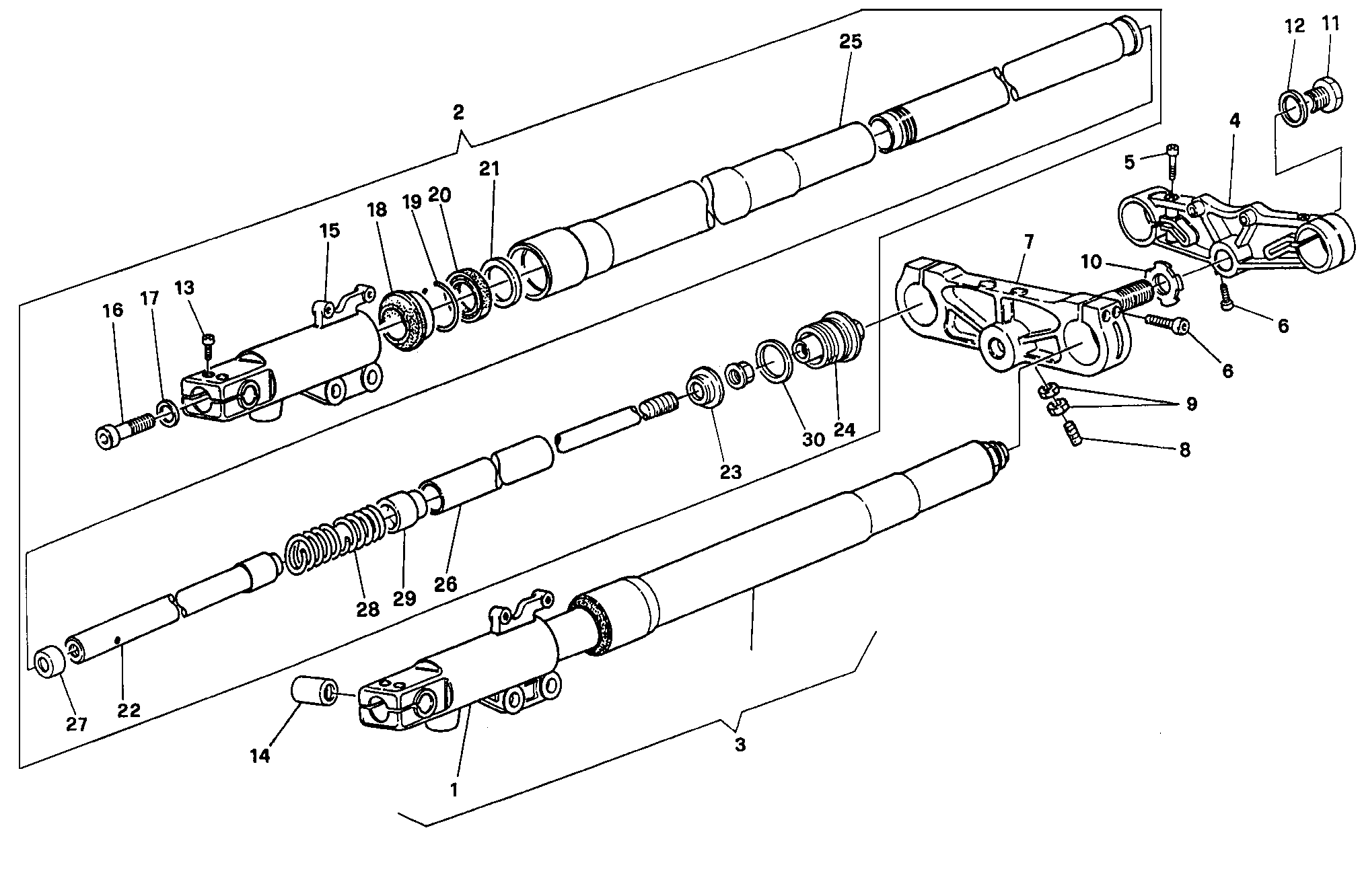 Fourche avant FM 007706
