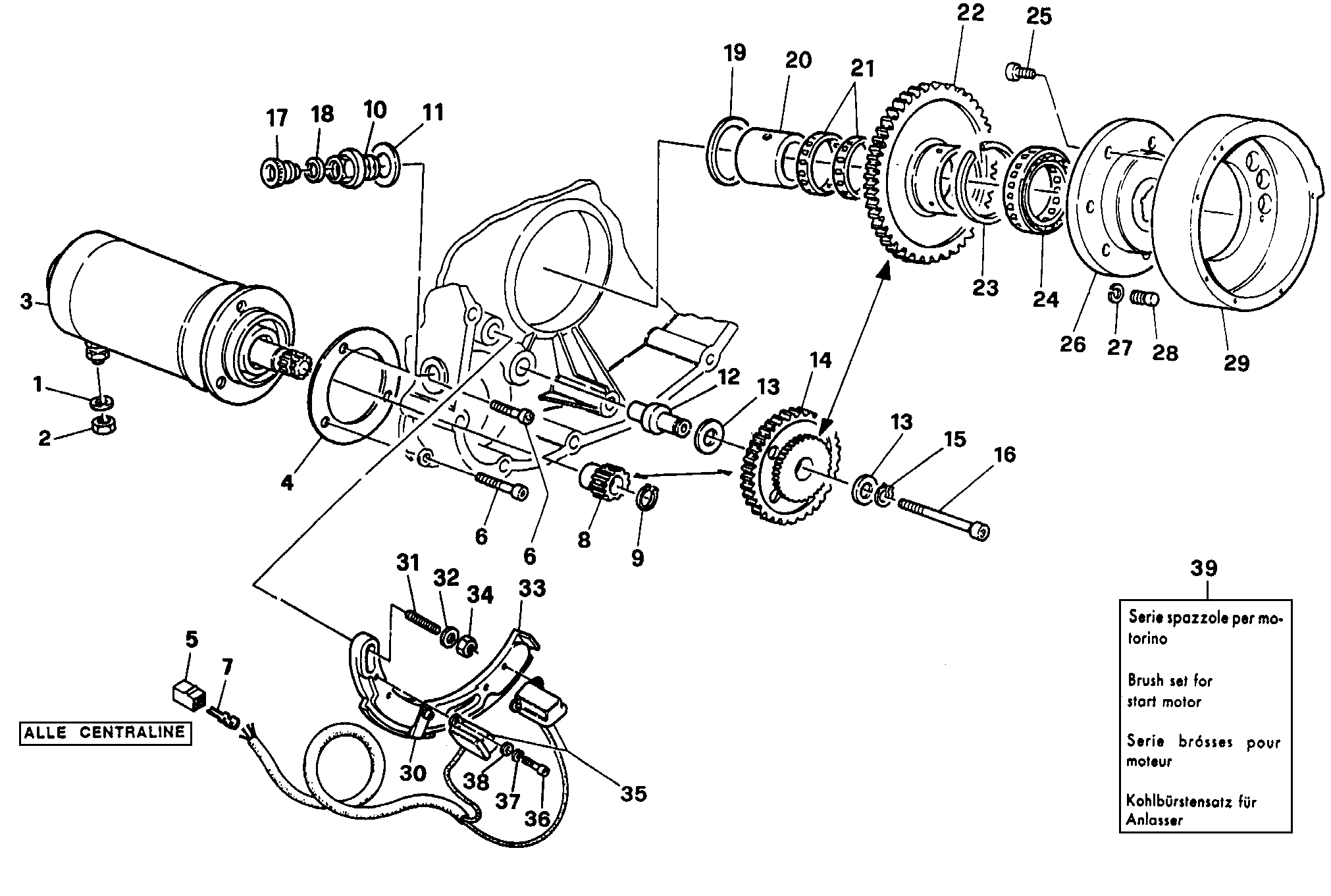 Générateur - moteur démarrage