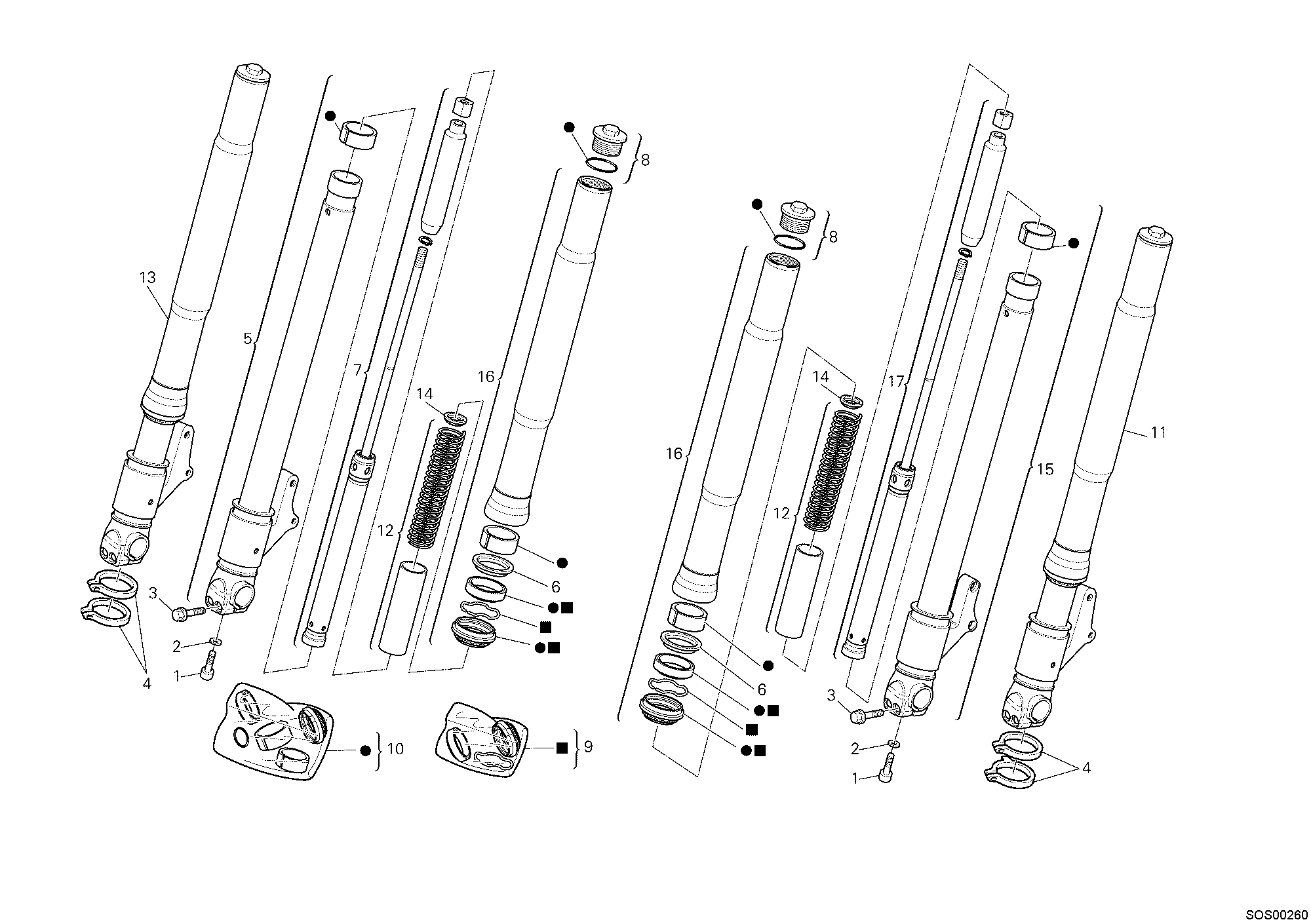 Fourche avant