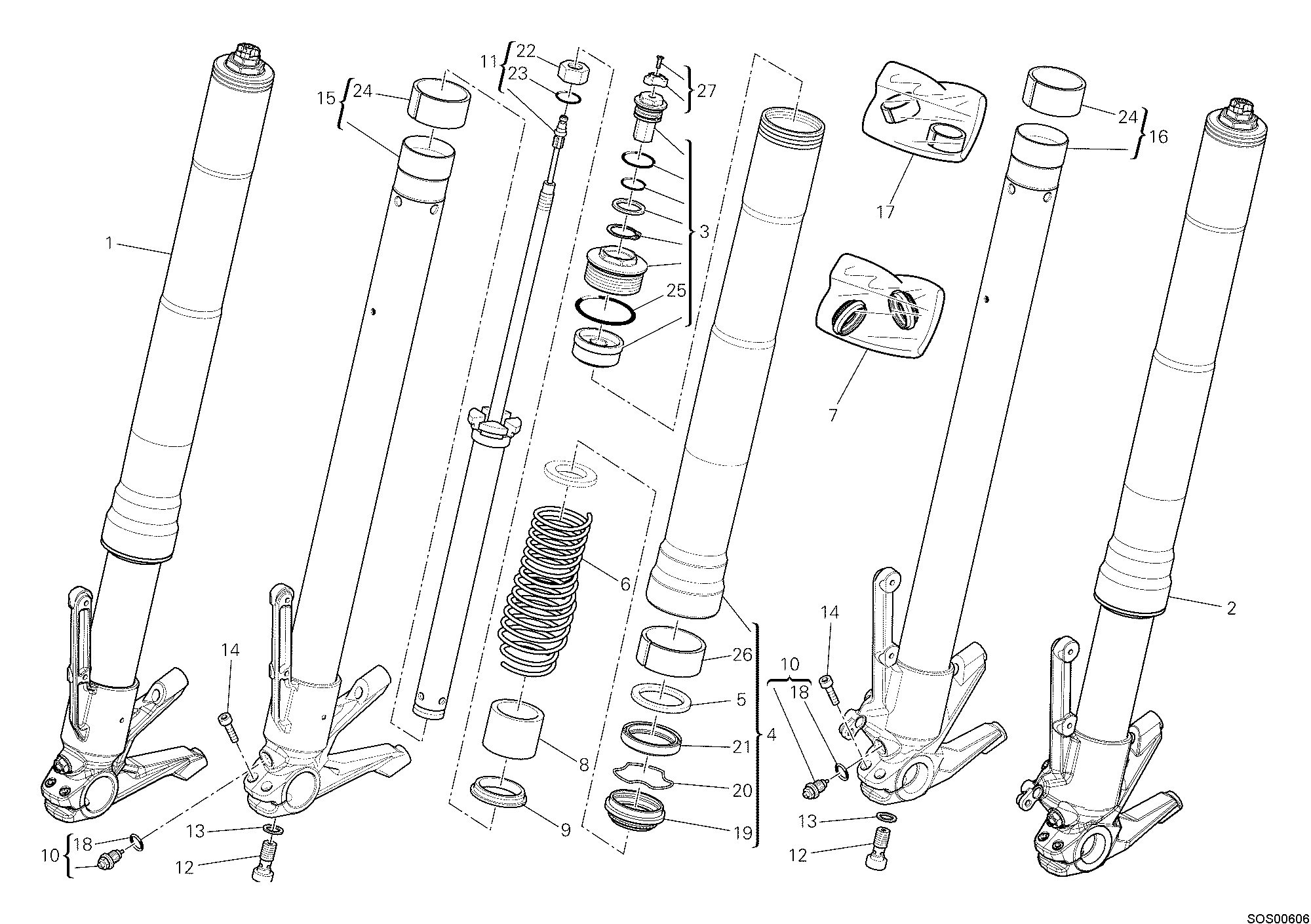 Fourche avant