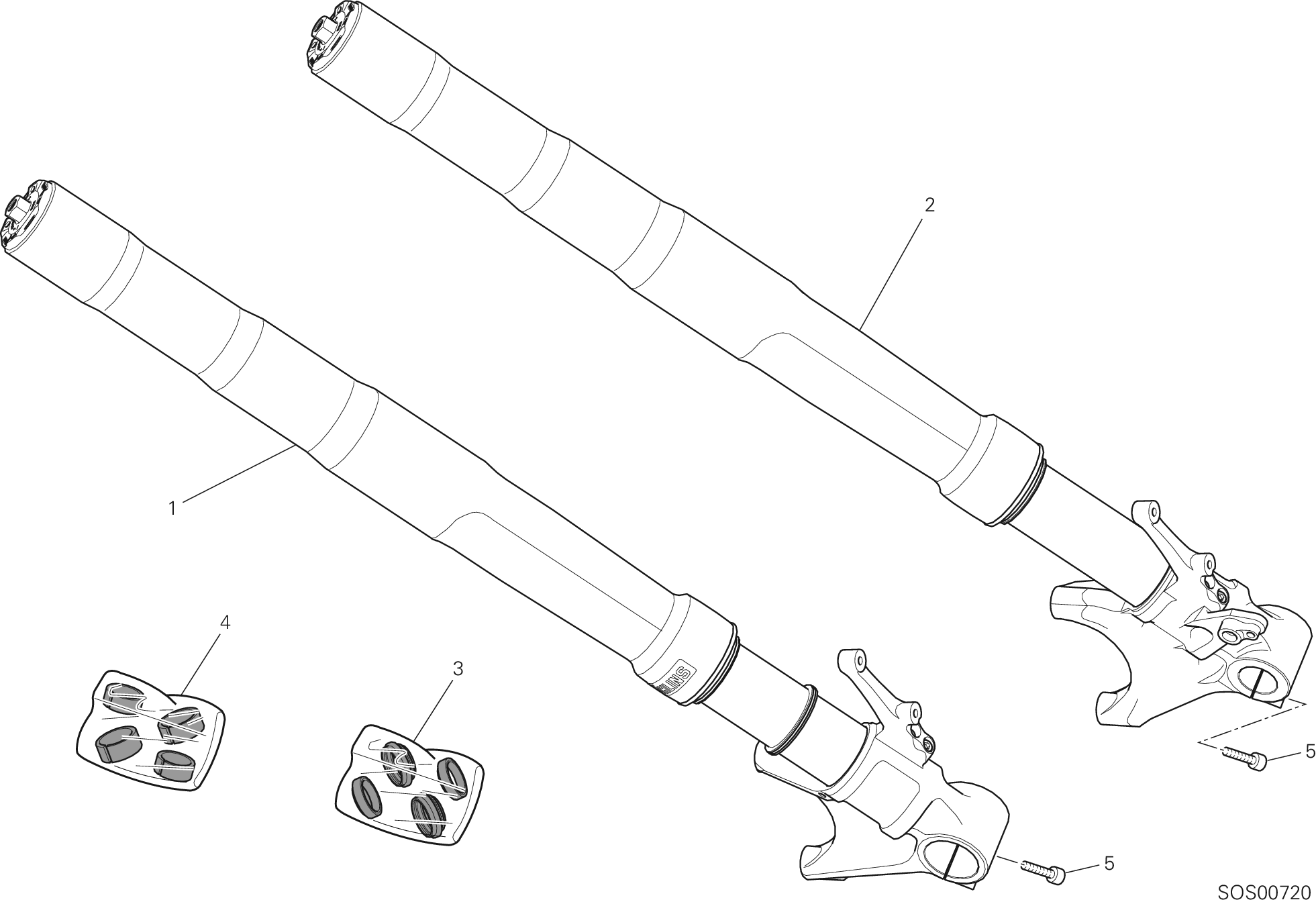 Fourche avant
