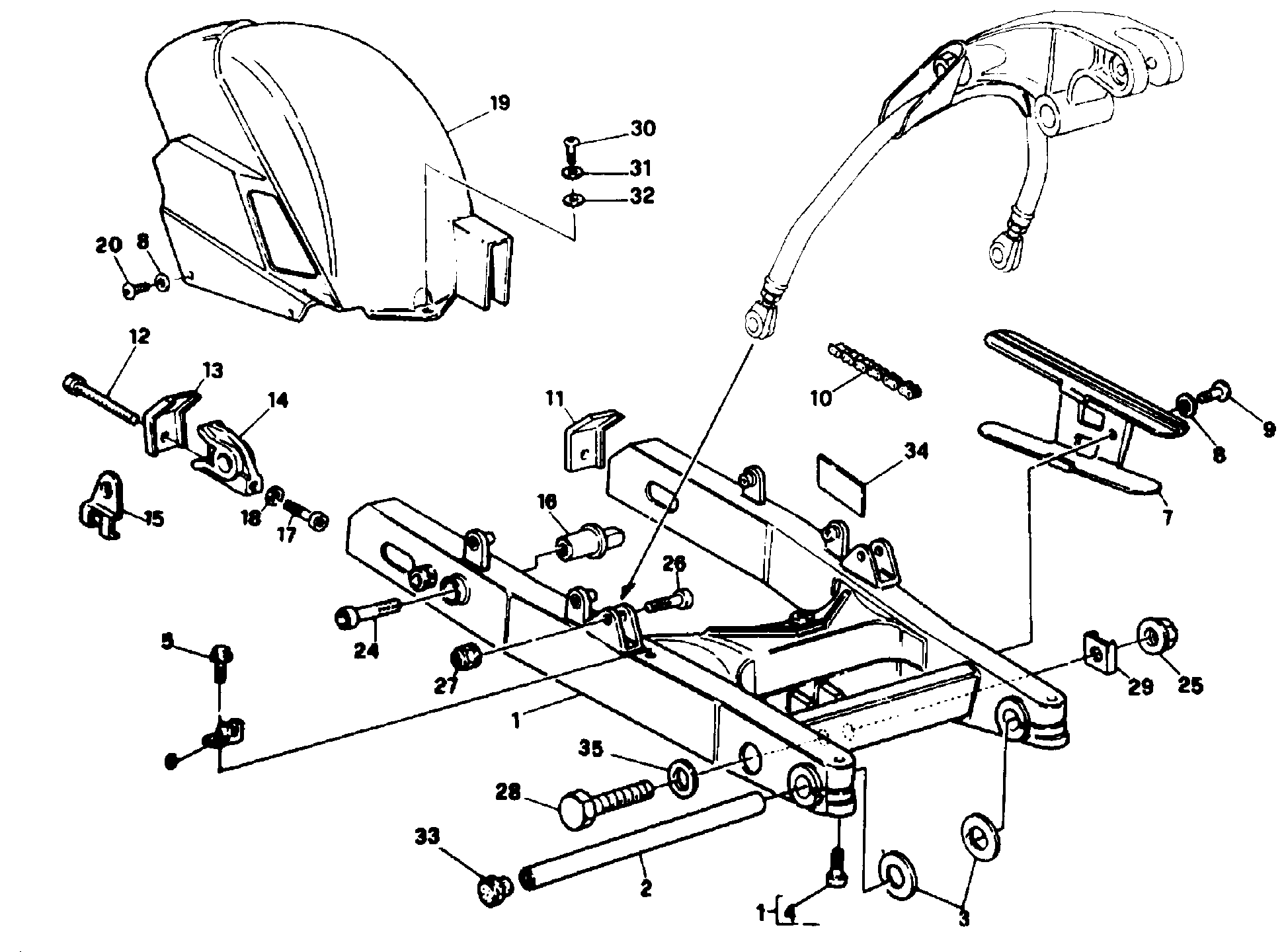 Bras oscillant