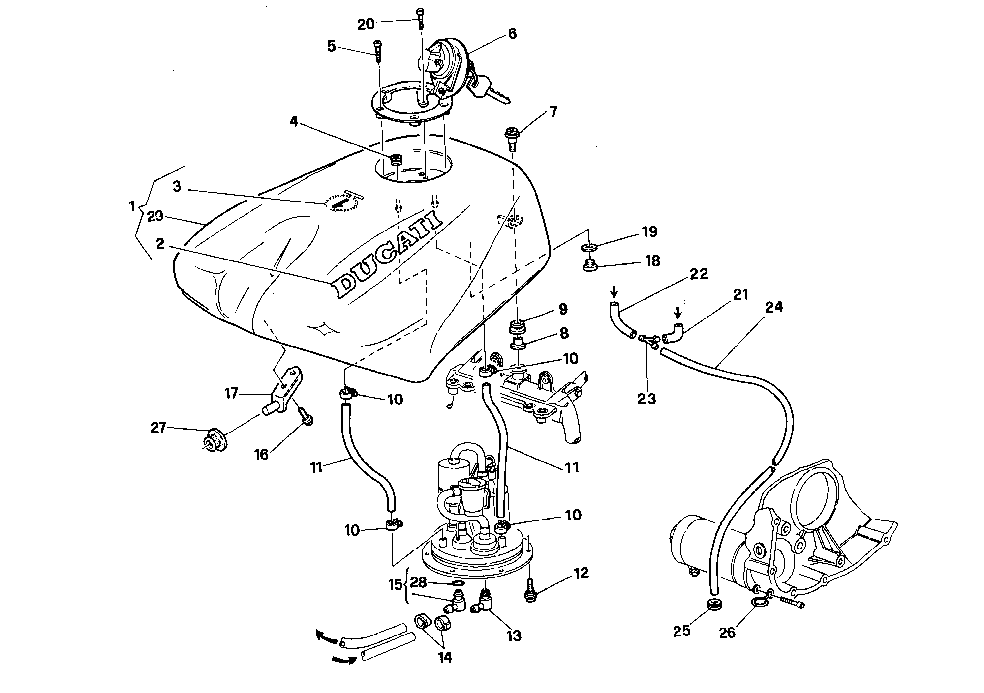 Réservoir carburant