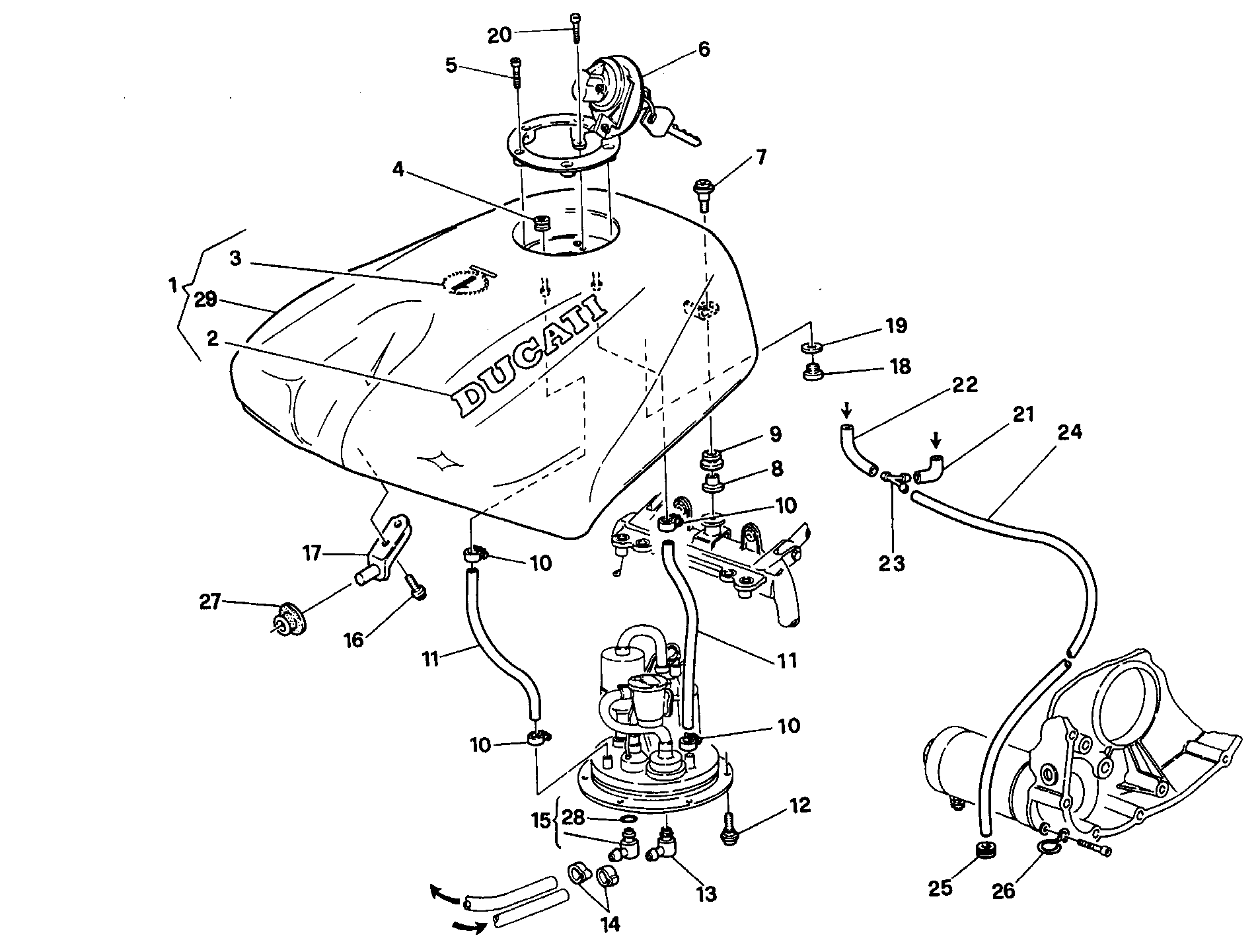 Réservoir carburant