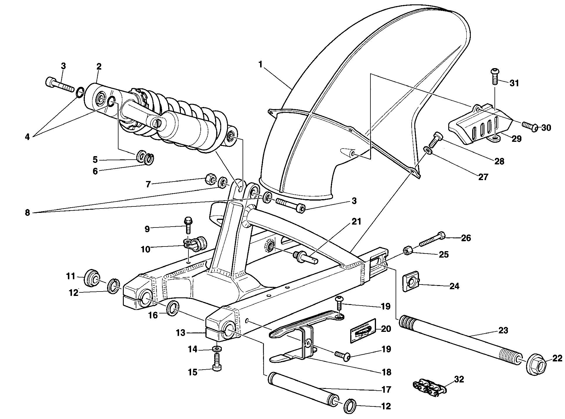 Bras oscillant