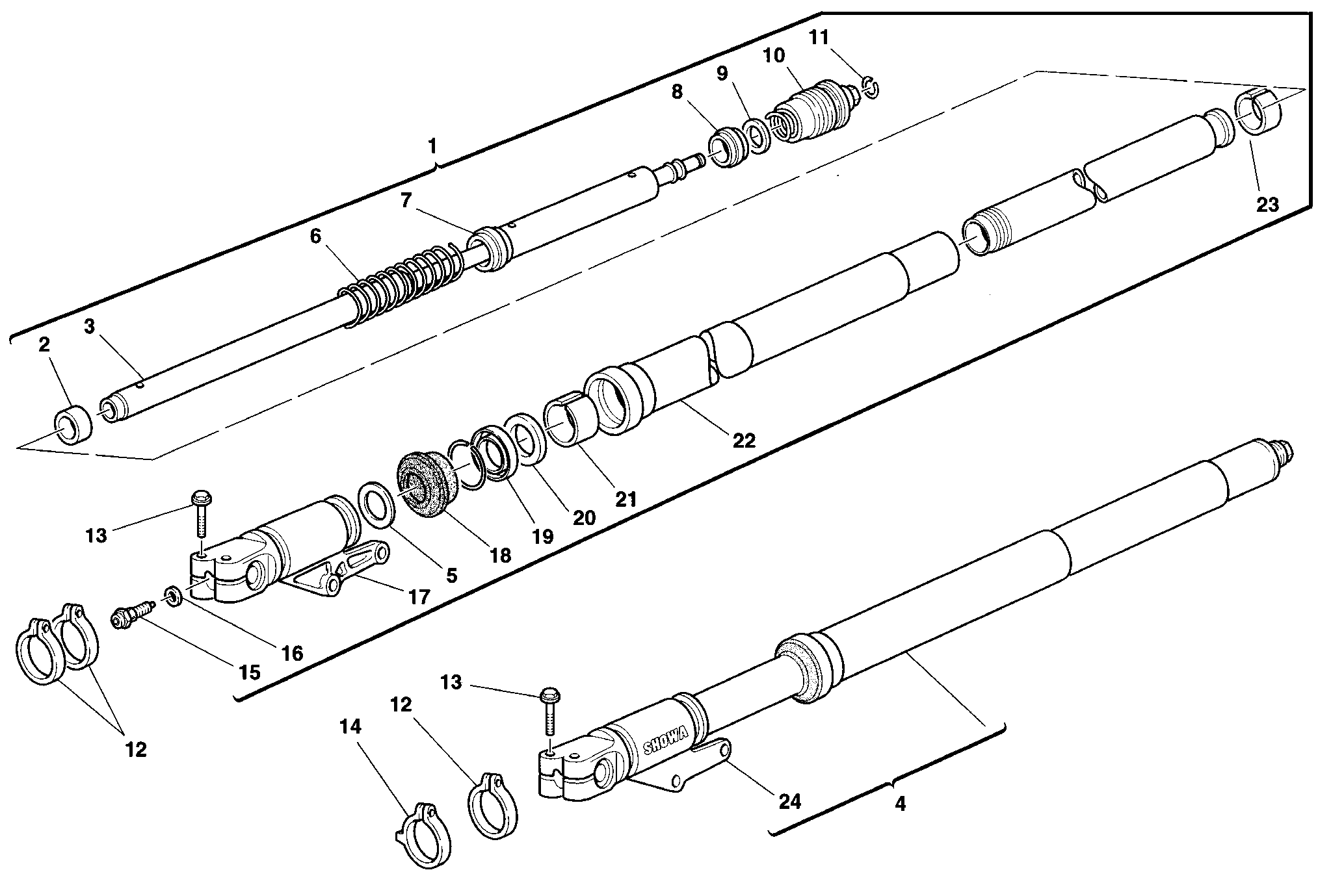 Fourche avant