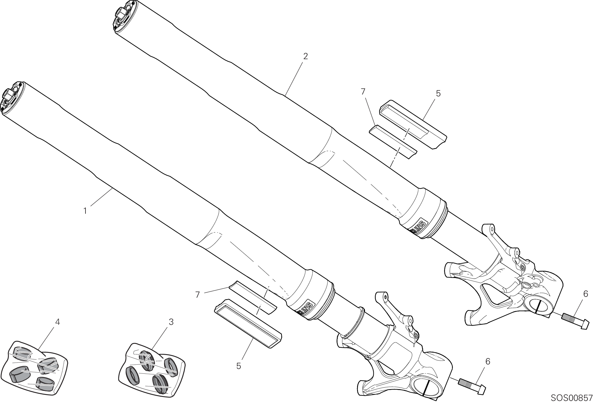 Fourche avant