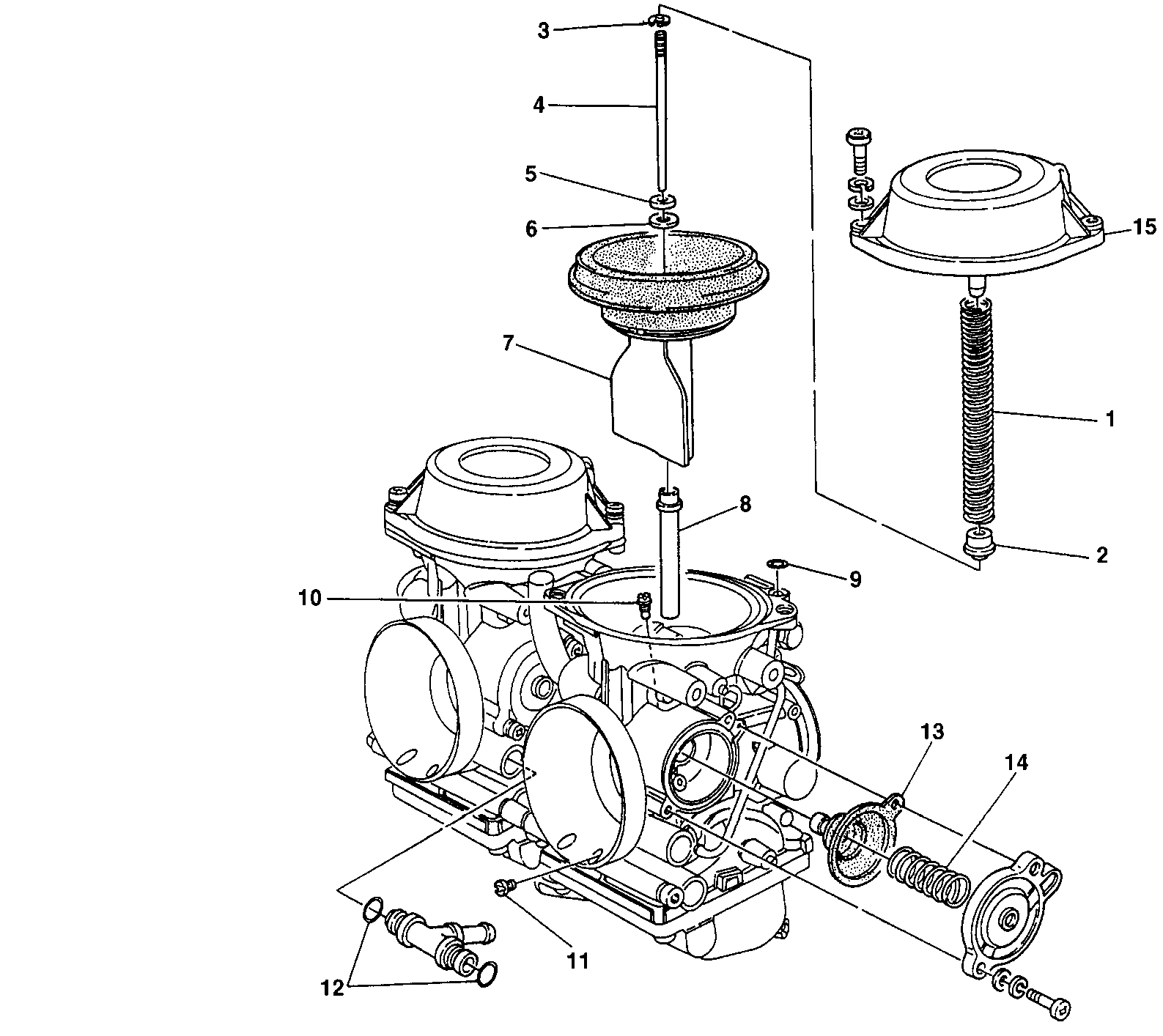 Pieces de rechange carburateur