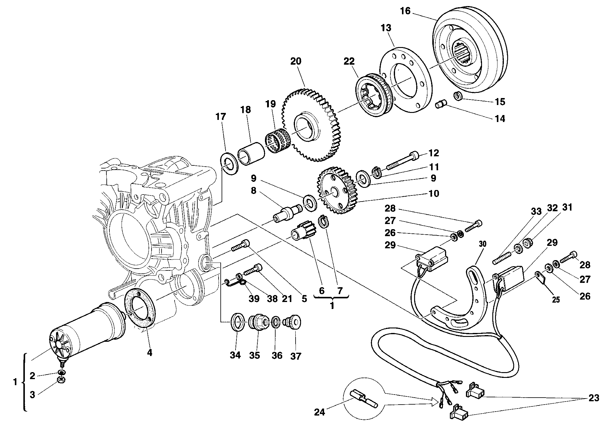 Générateur - moteur démarrage