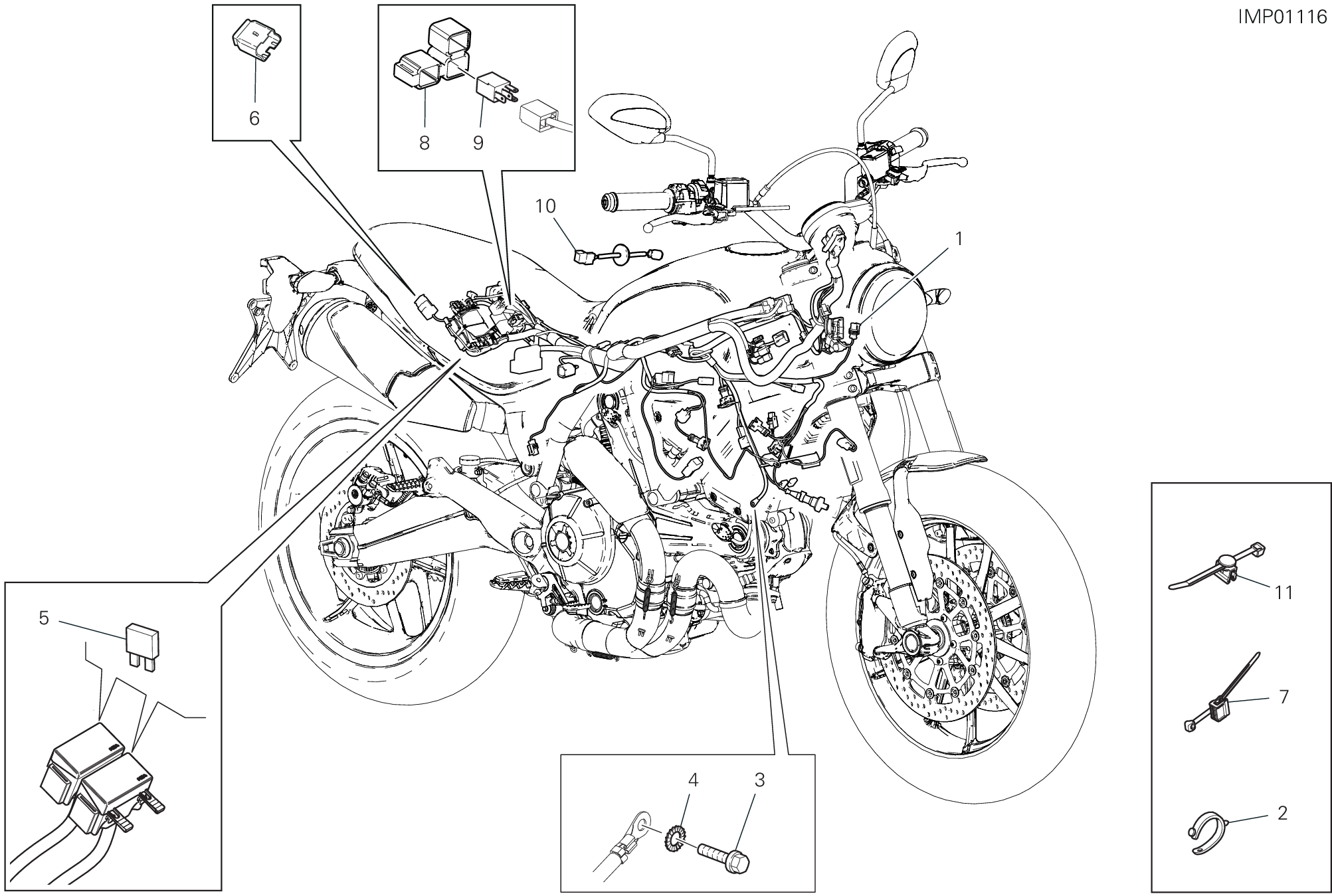 Circuit électrique vehicule