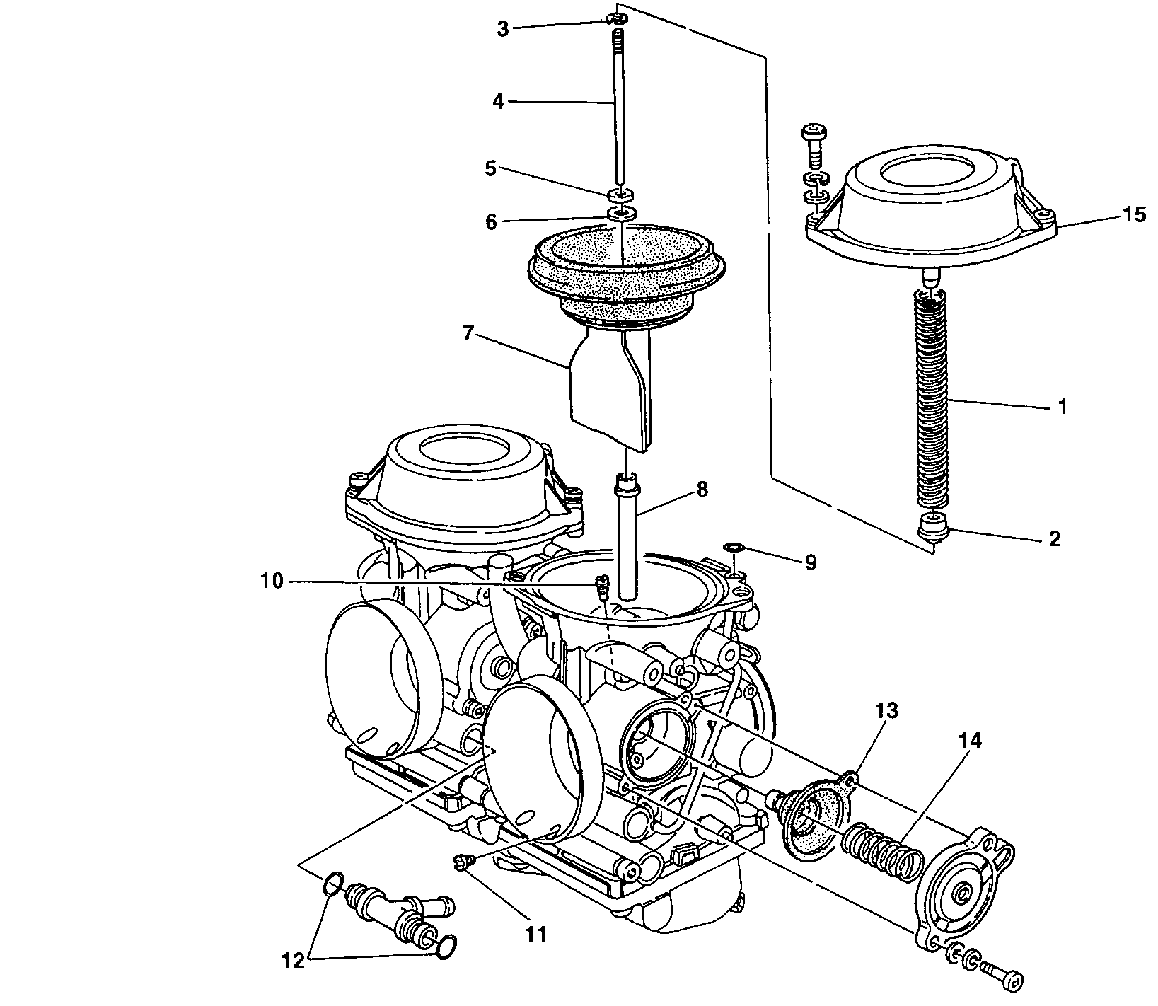 Pieces de rechange carburateur