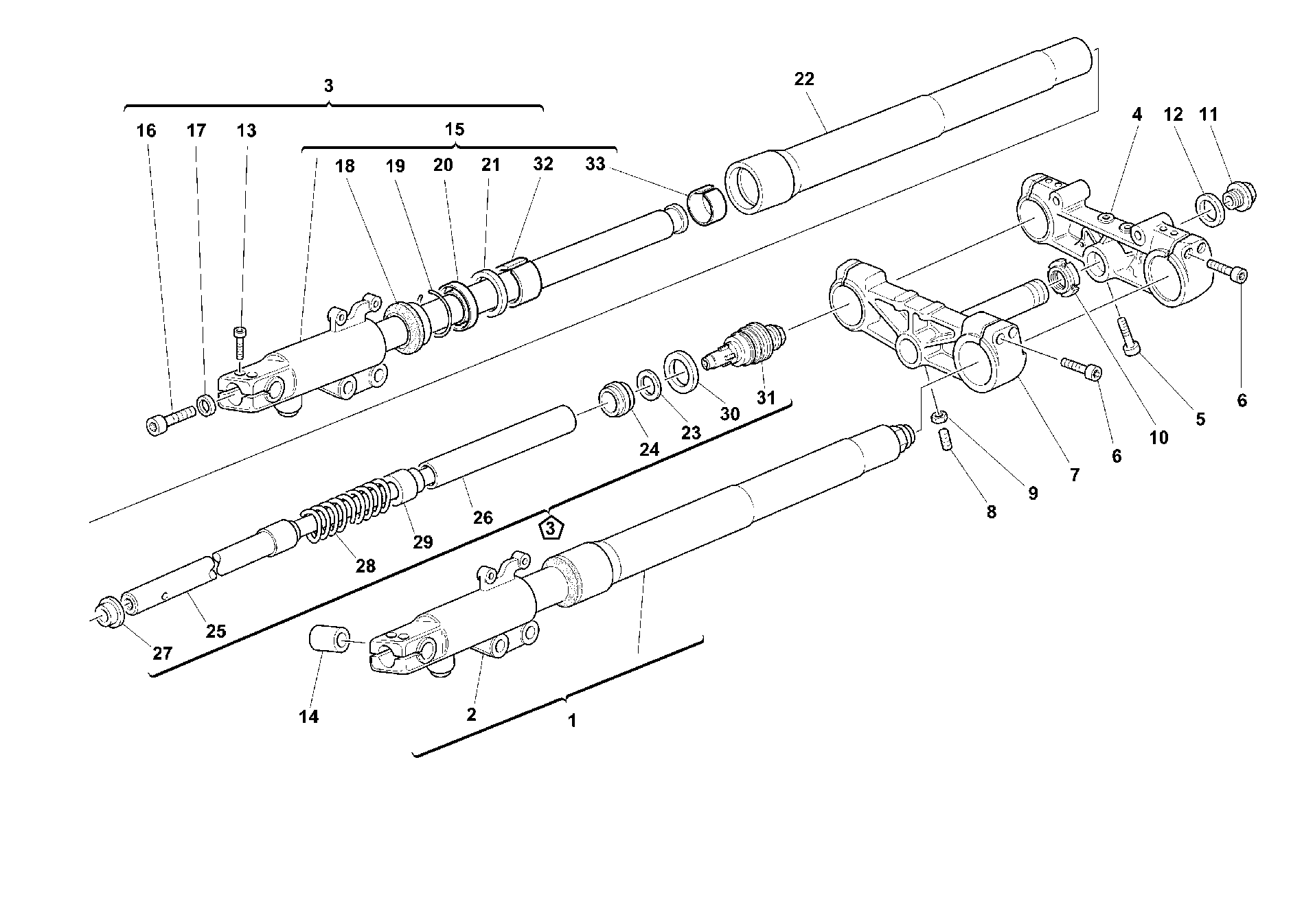 Fourche avant