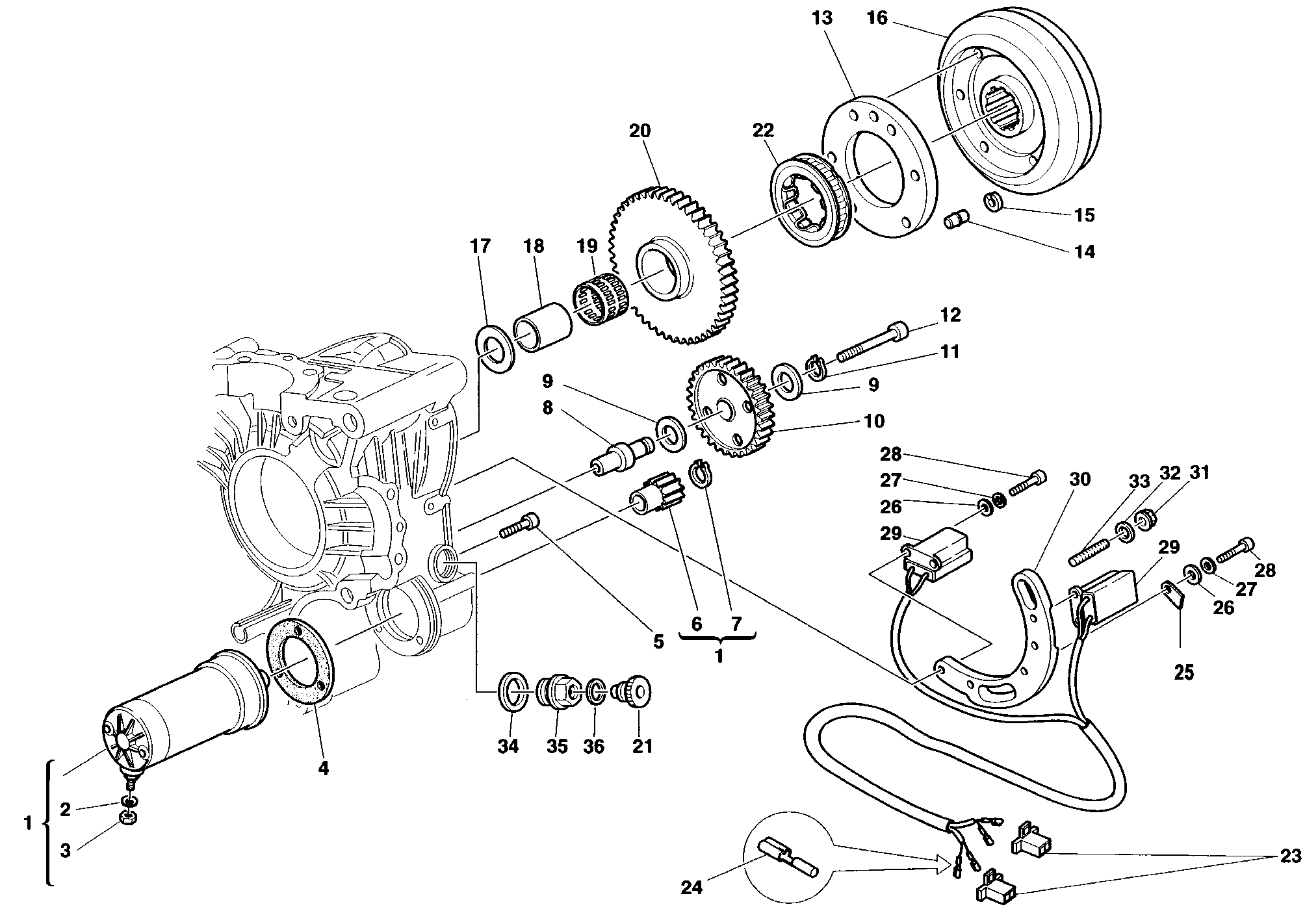 Générateur - moteur démarrage