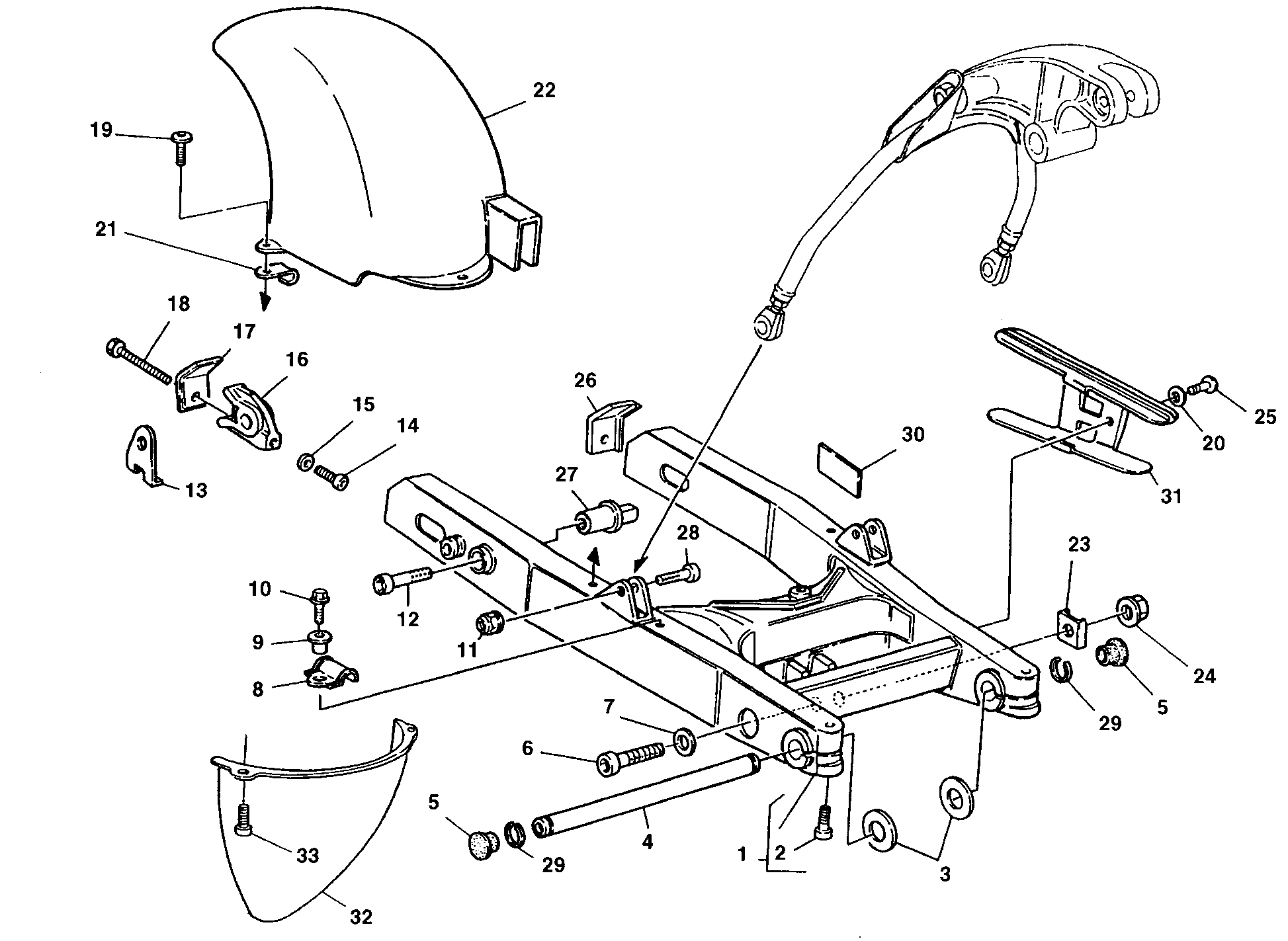 Bras oscillant