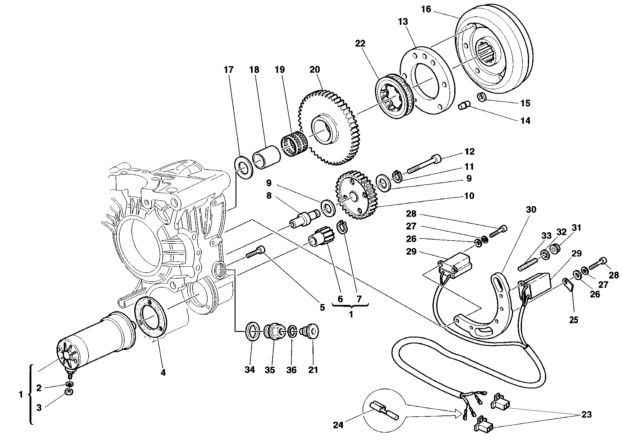 Générateur - moteur démarrage
