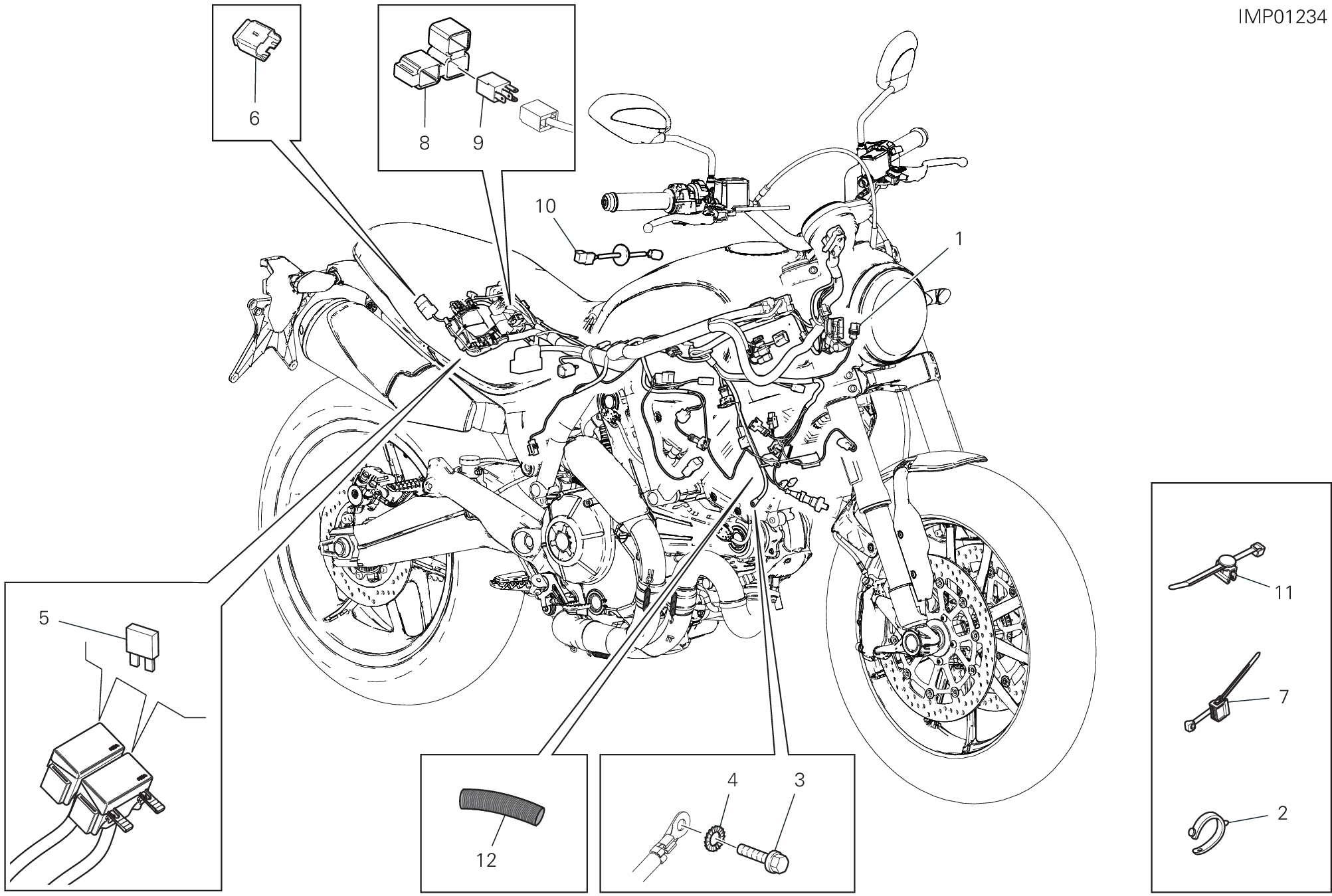 Circuit électrique vehicule