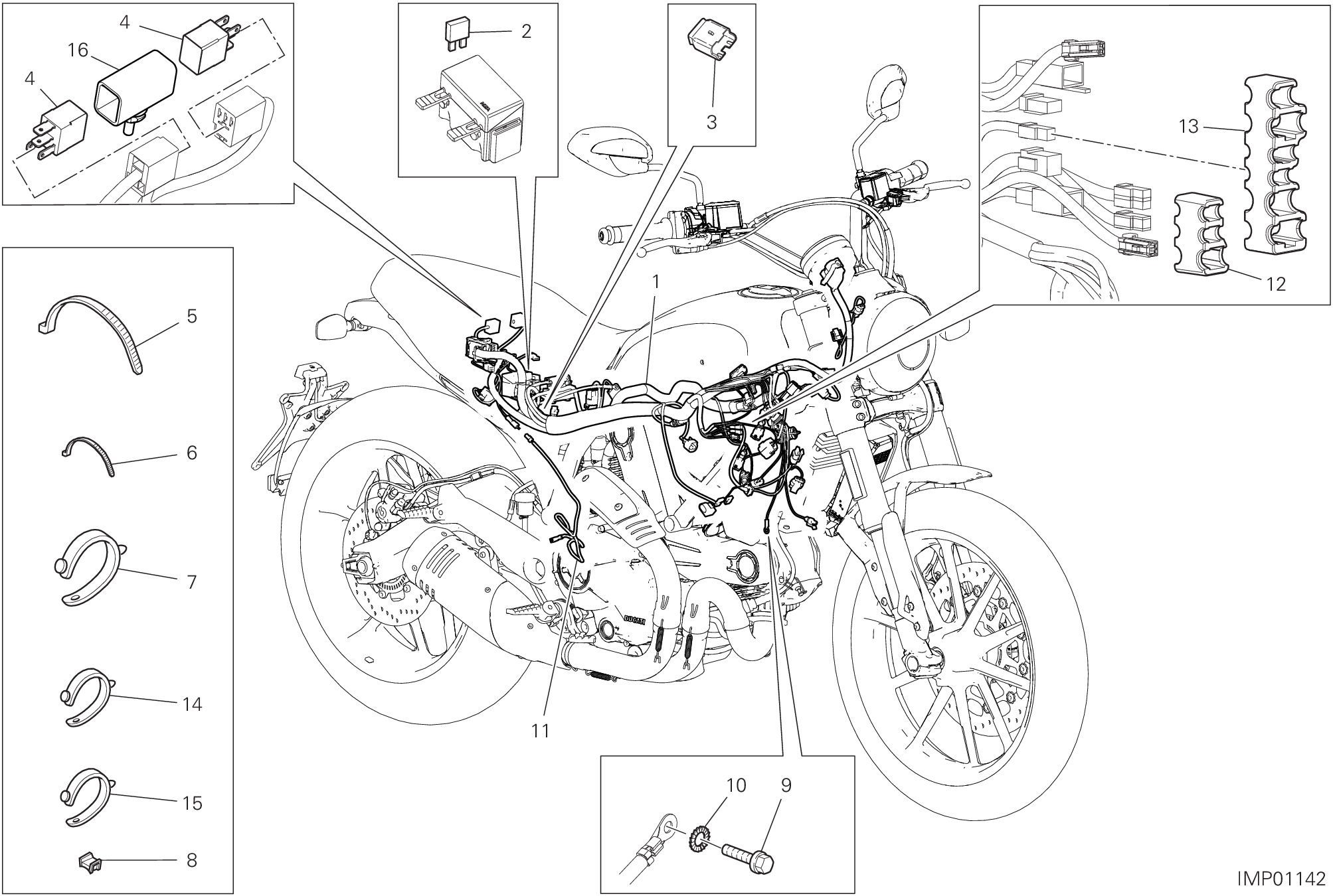 Circuit électrique vehicule