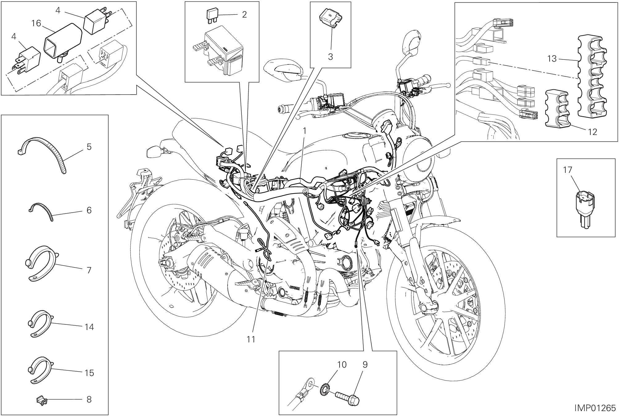 Circuit électrique vehicule