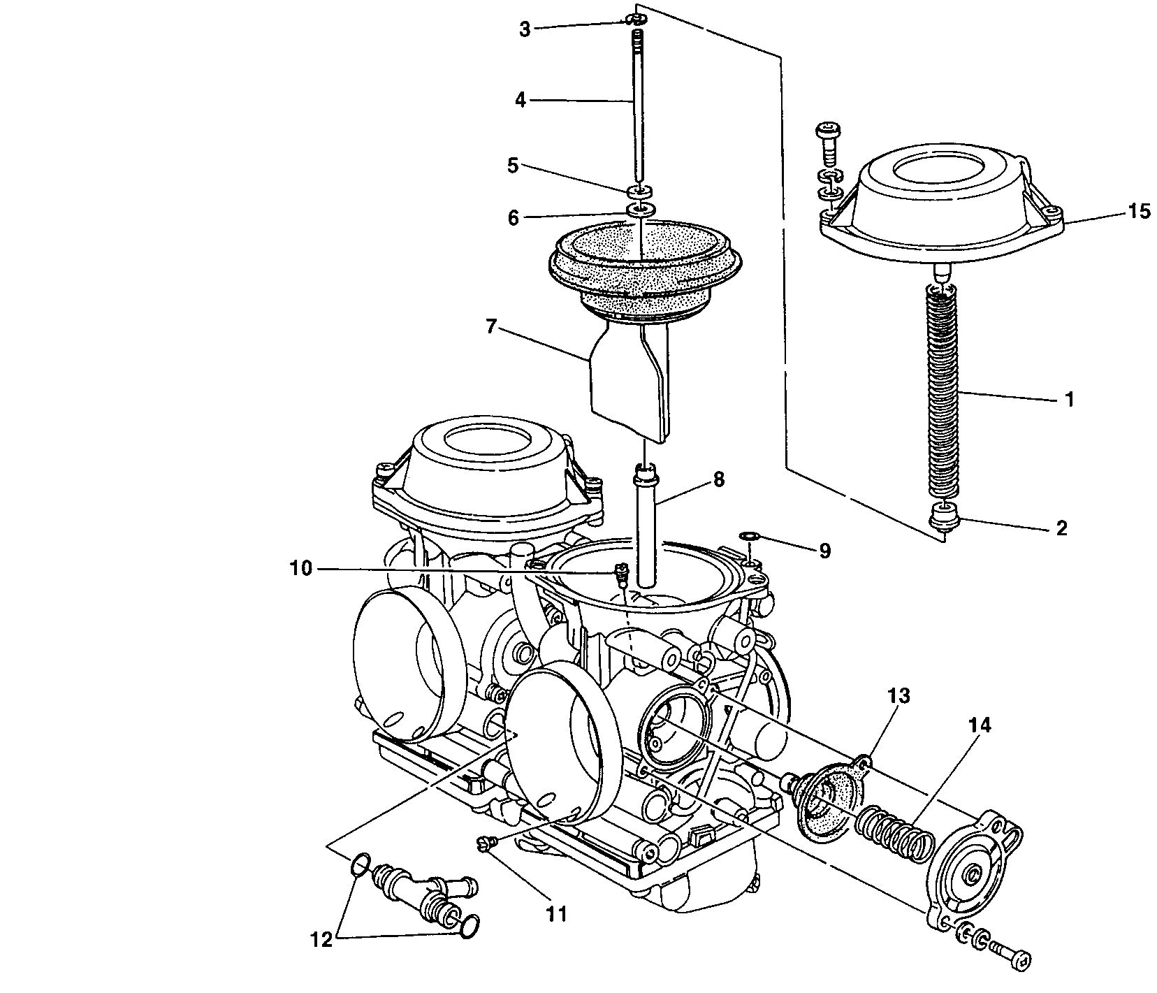 Pieces de rechange carburateur