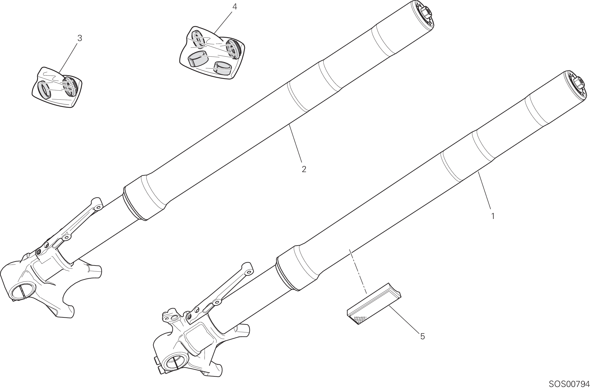 Fourche avant