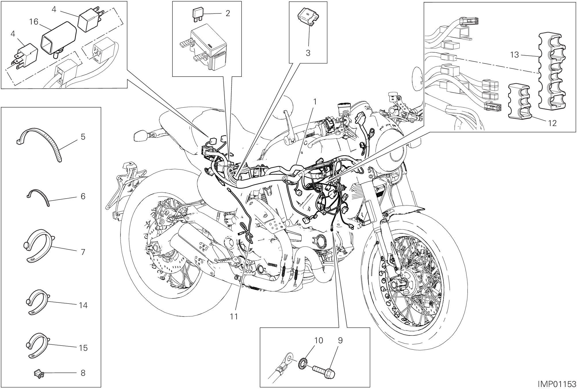 Circuit électrique vehicule