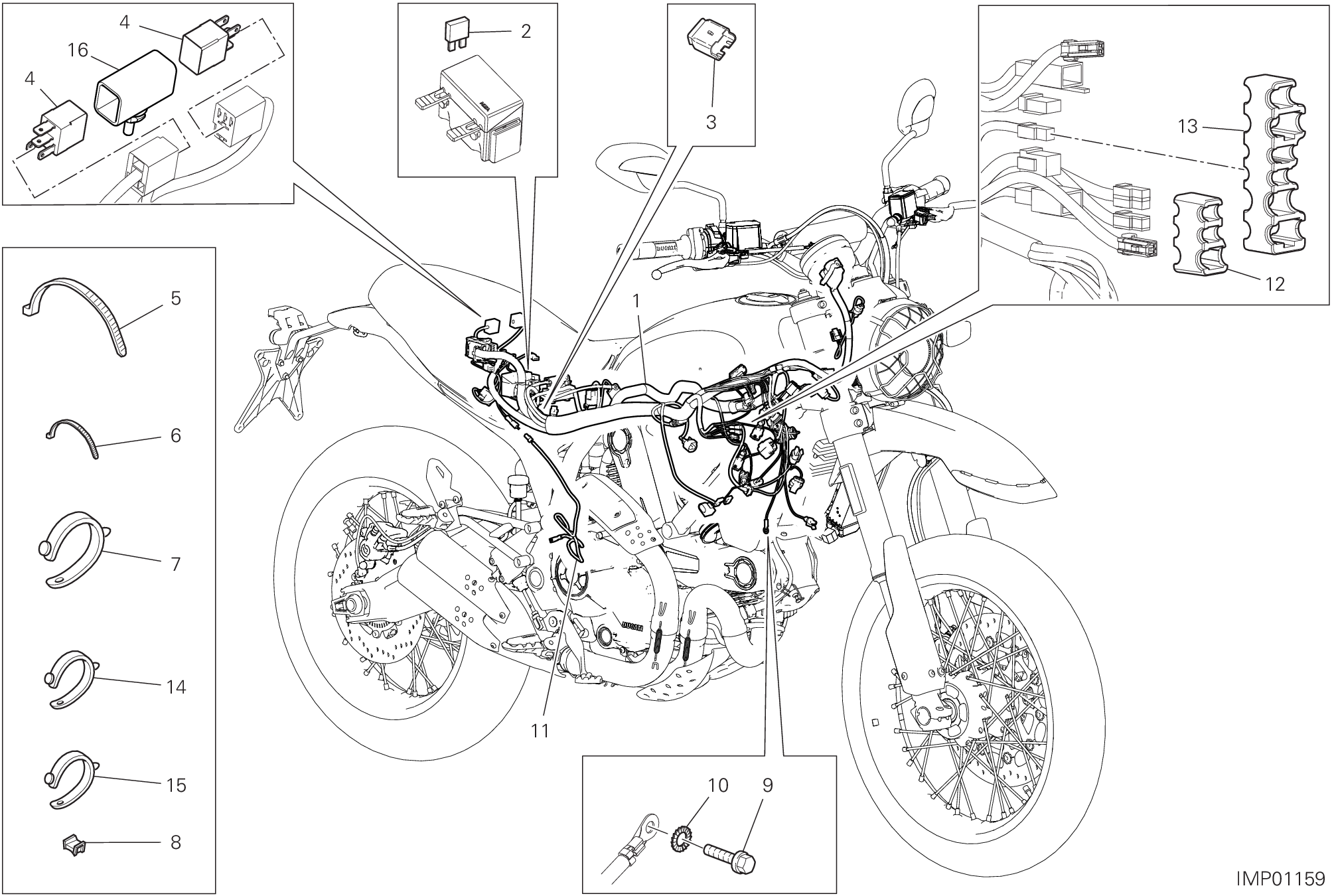 Circuit électrique vehicule