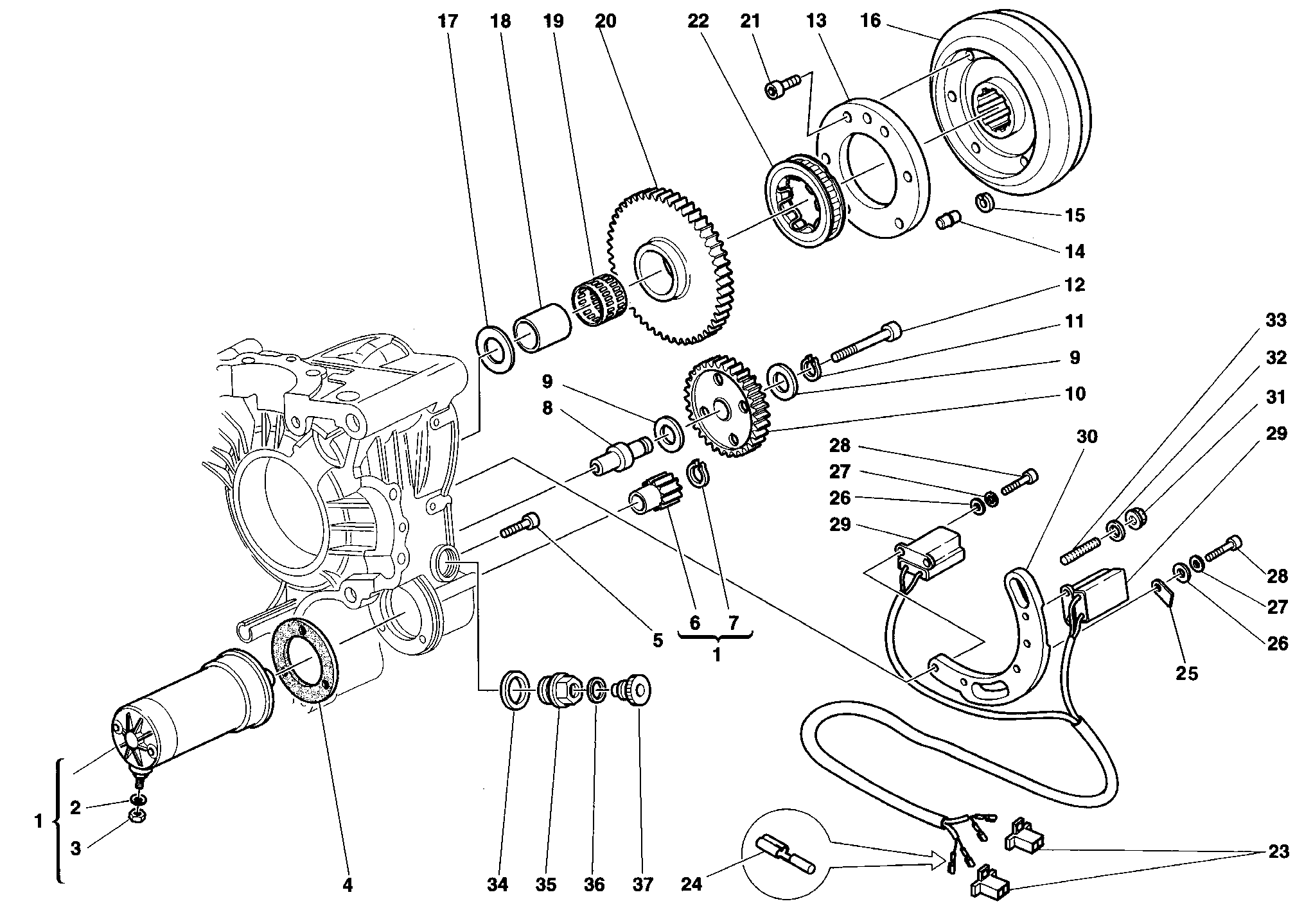 Générateur - moteur démarrage