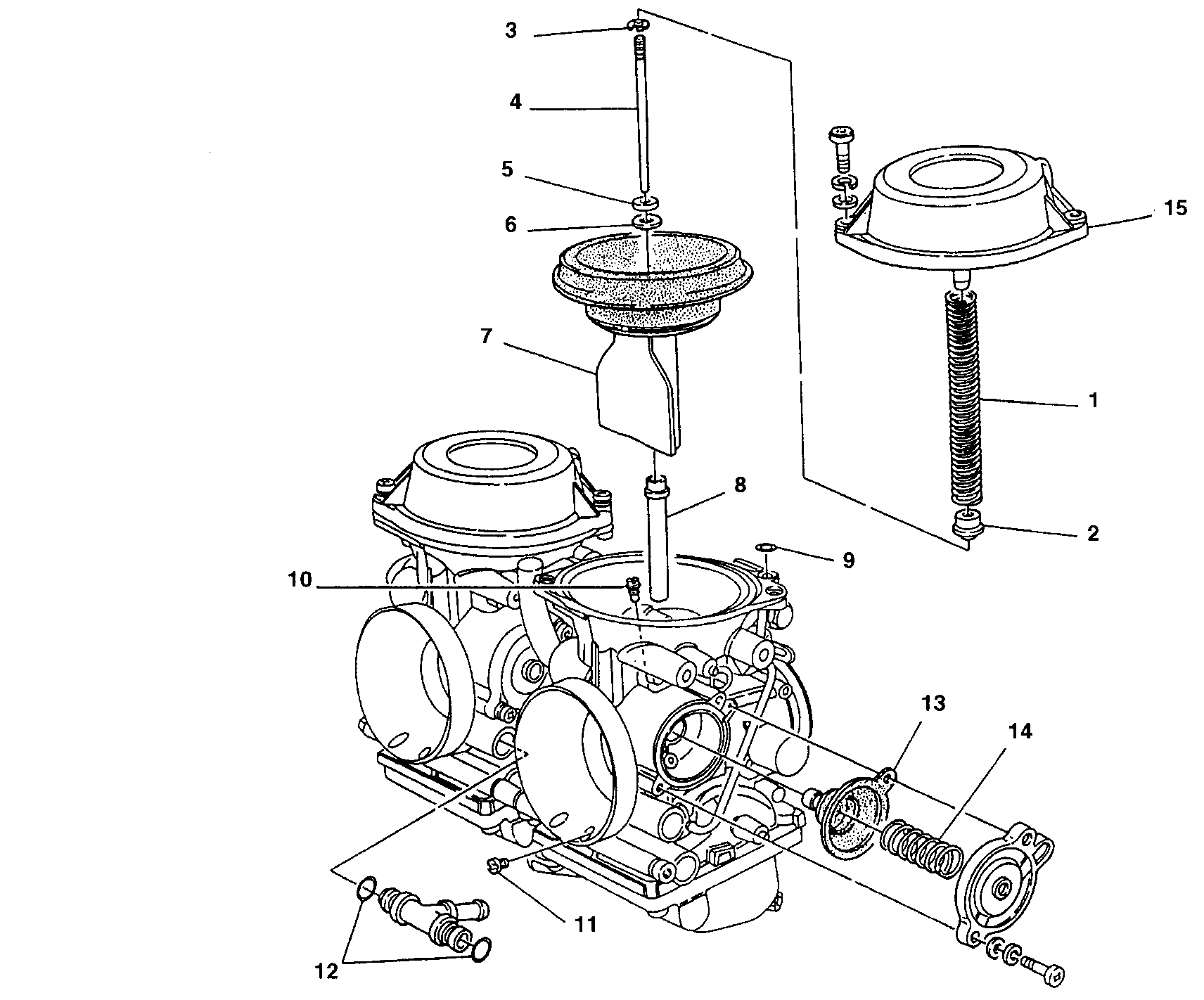 Pieces de rechange carburateur