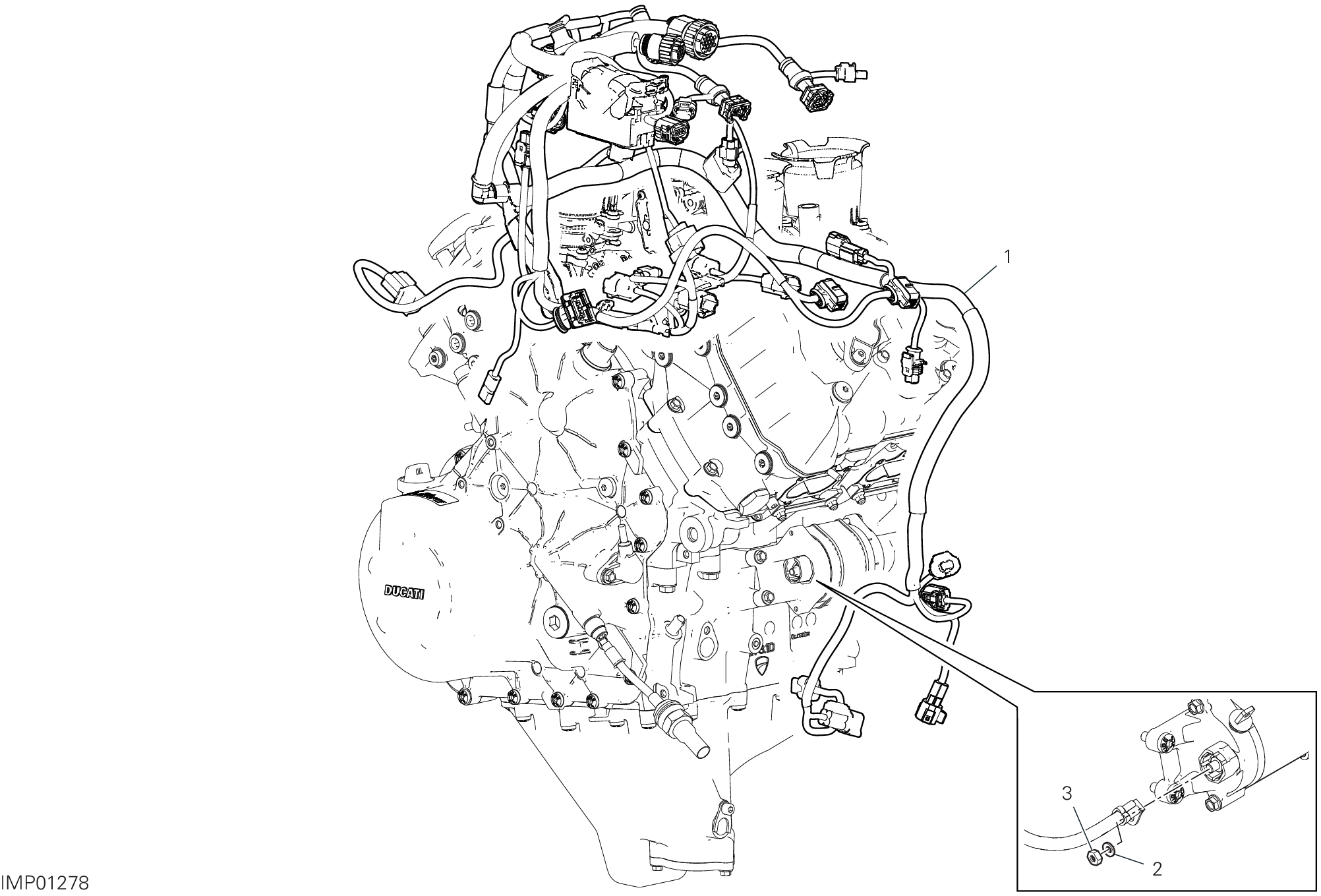 Circuit électrique moteur