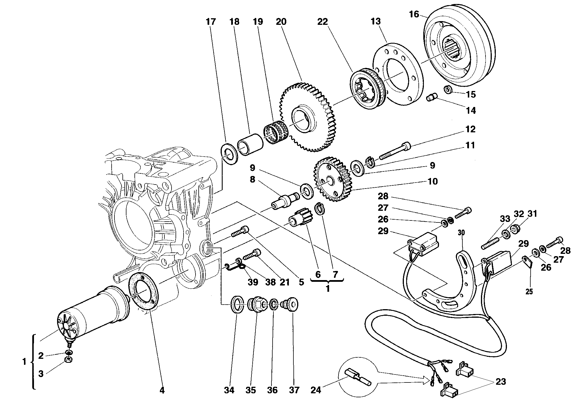 Générateur - moteur démarrage