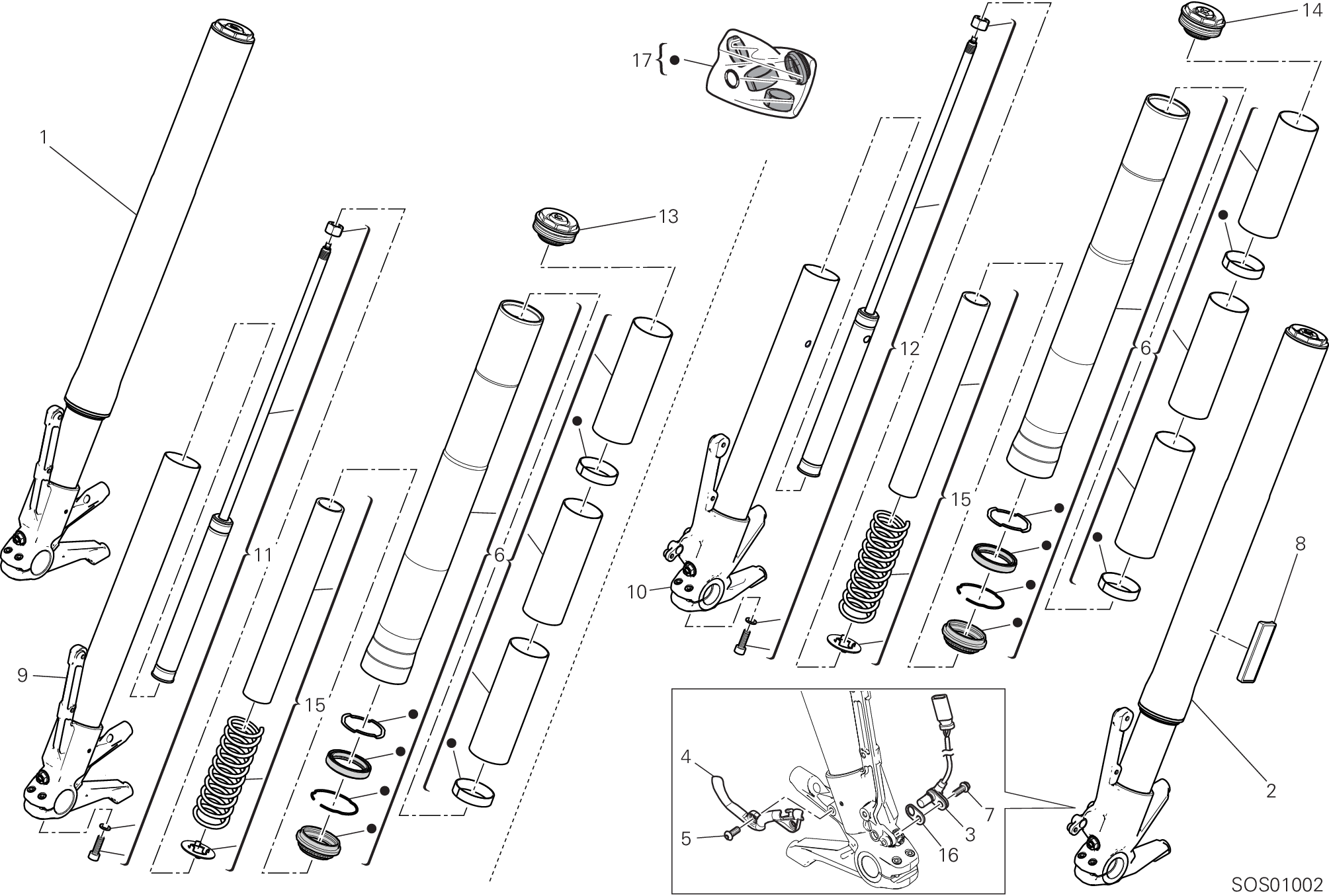 Fourche avant