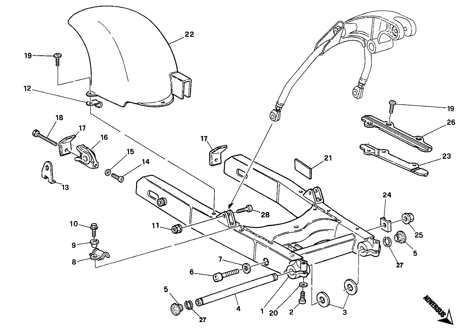 Bras oscillant