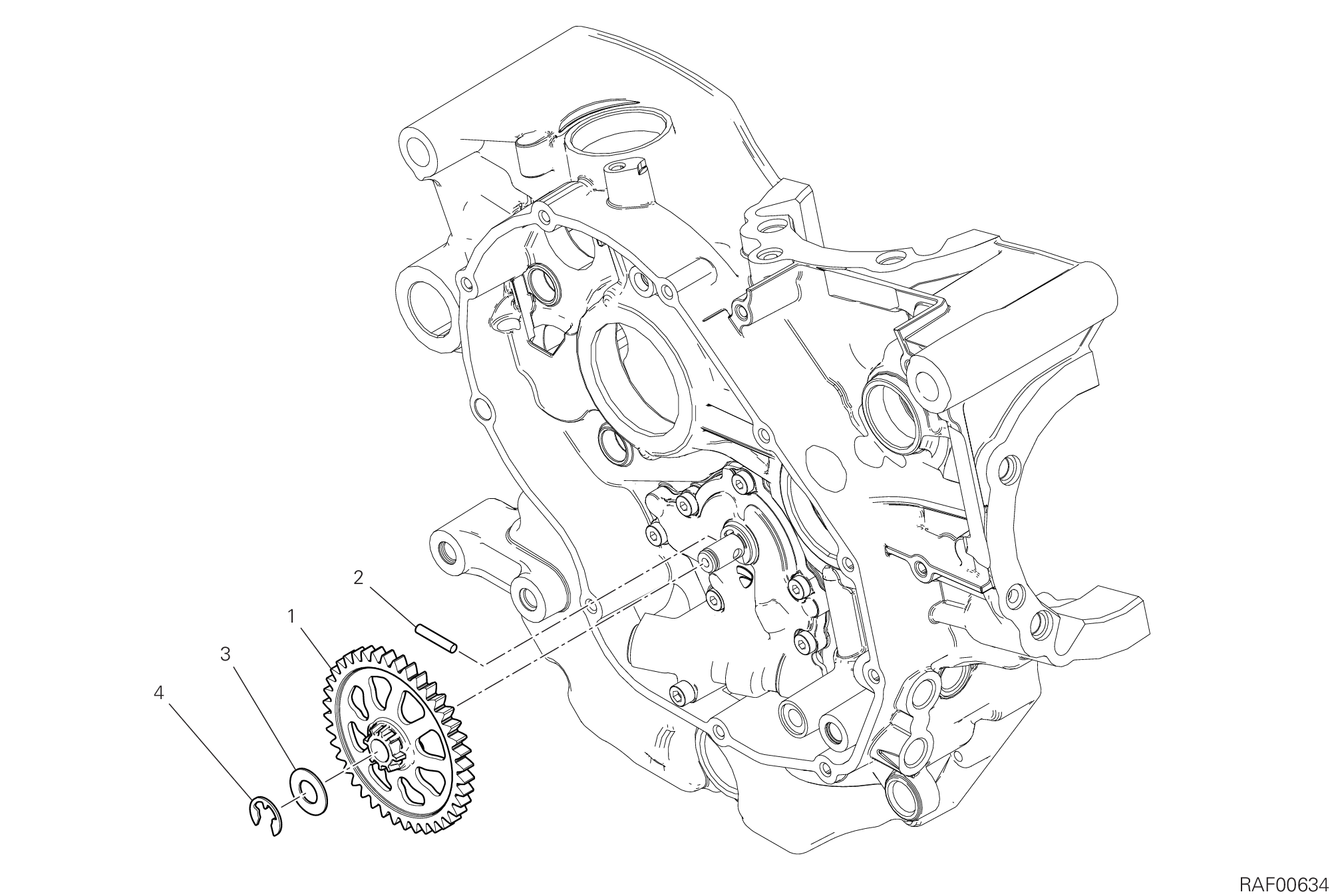 Pompe à huile complète