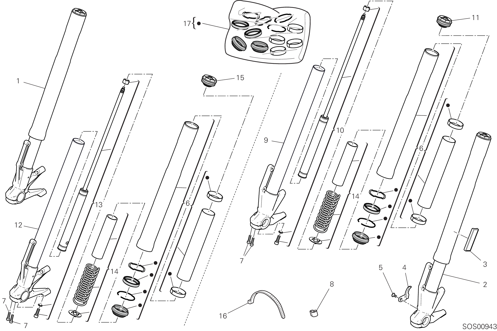 Fourche avant