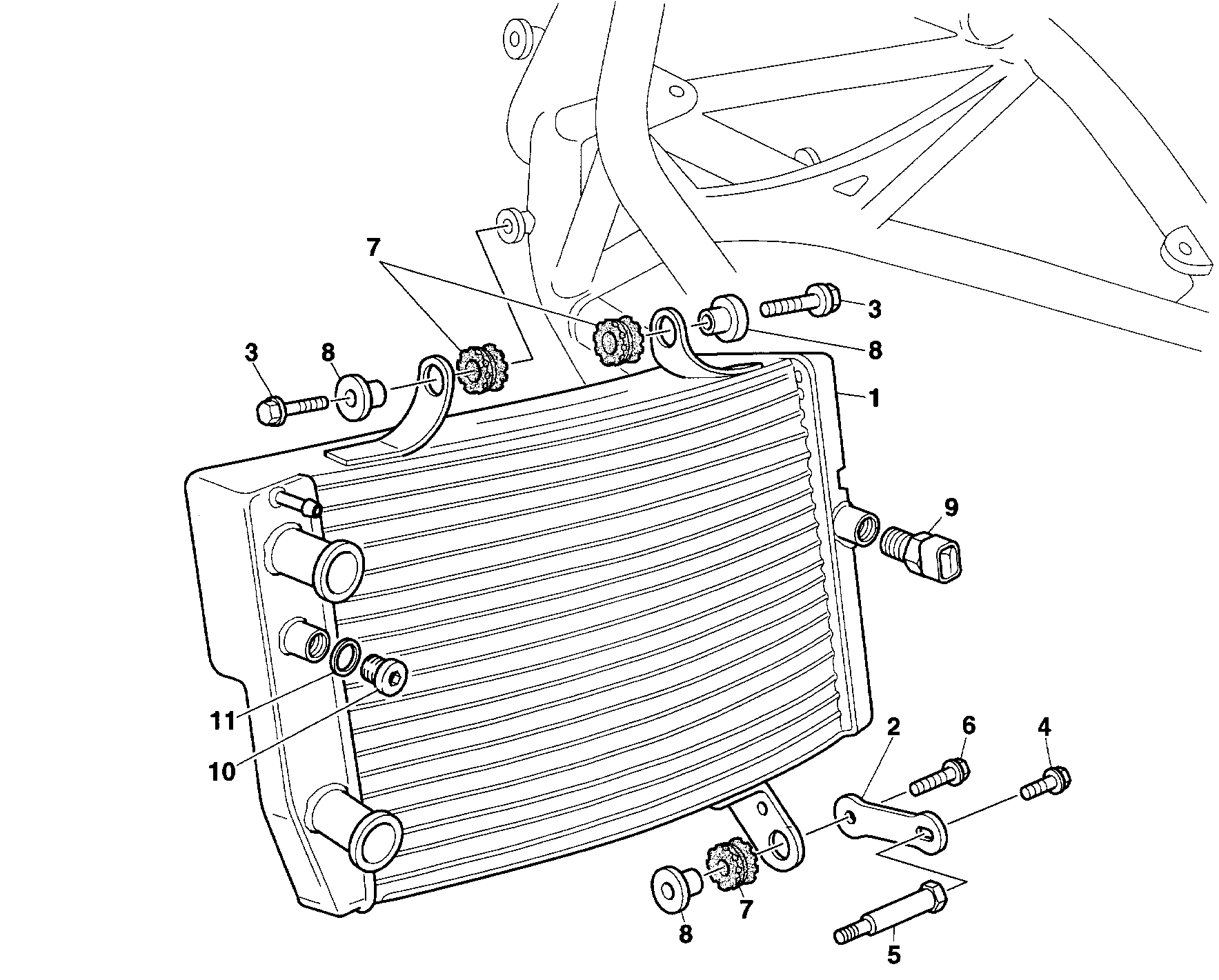 Radiateur d'eau