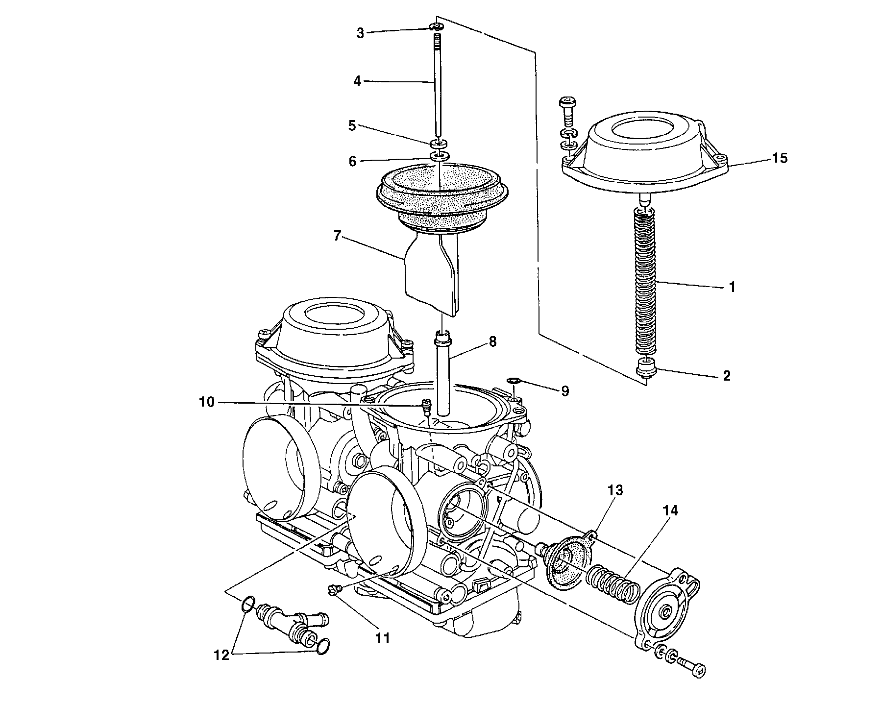 Pieces de rechange carburateur