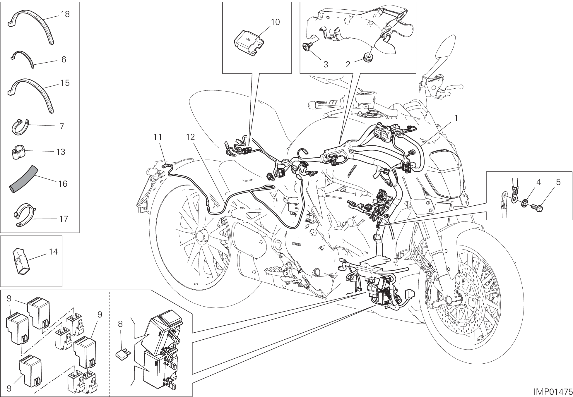 Circuit électrique vehicule