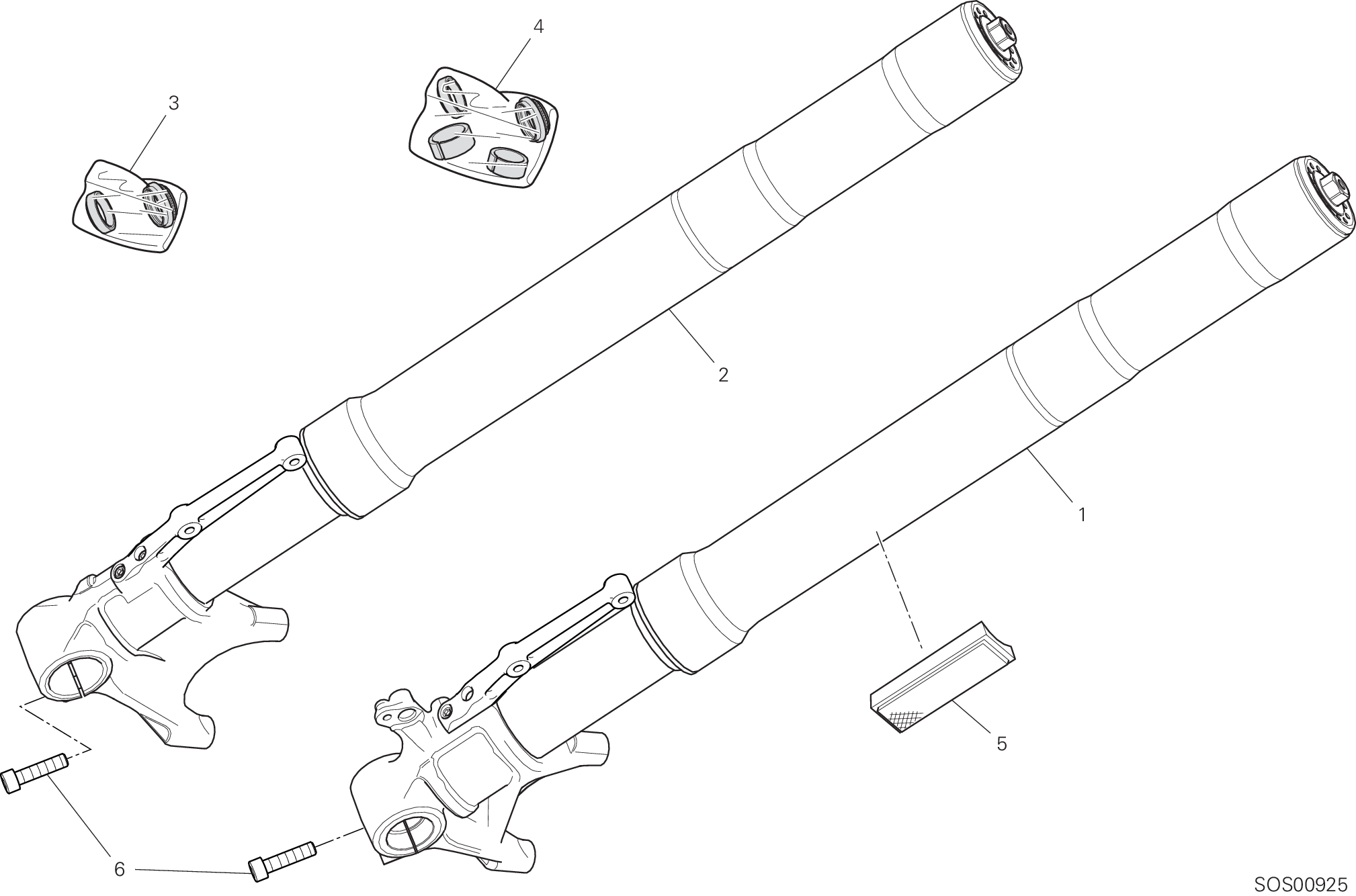 Fourche avant