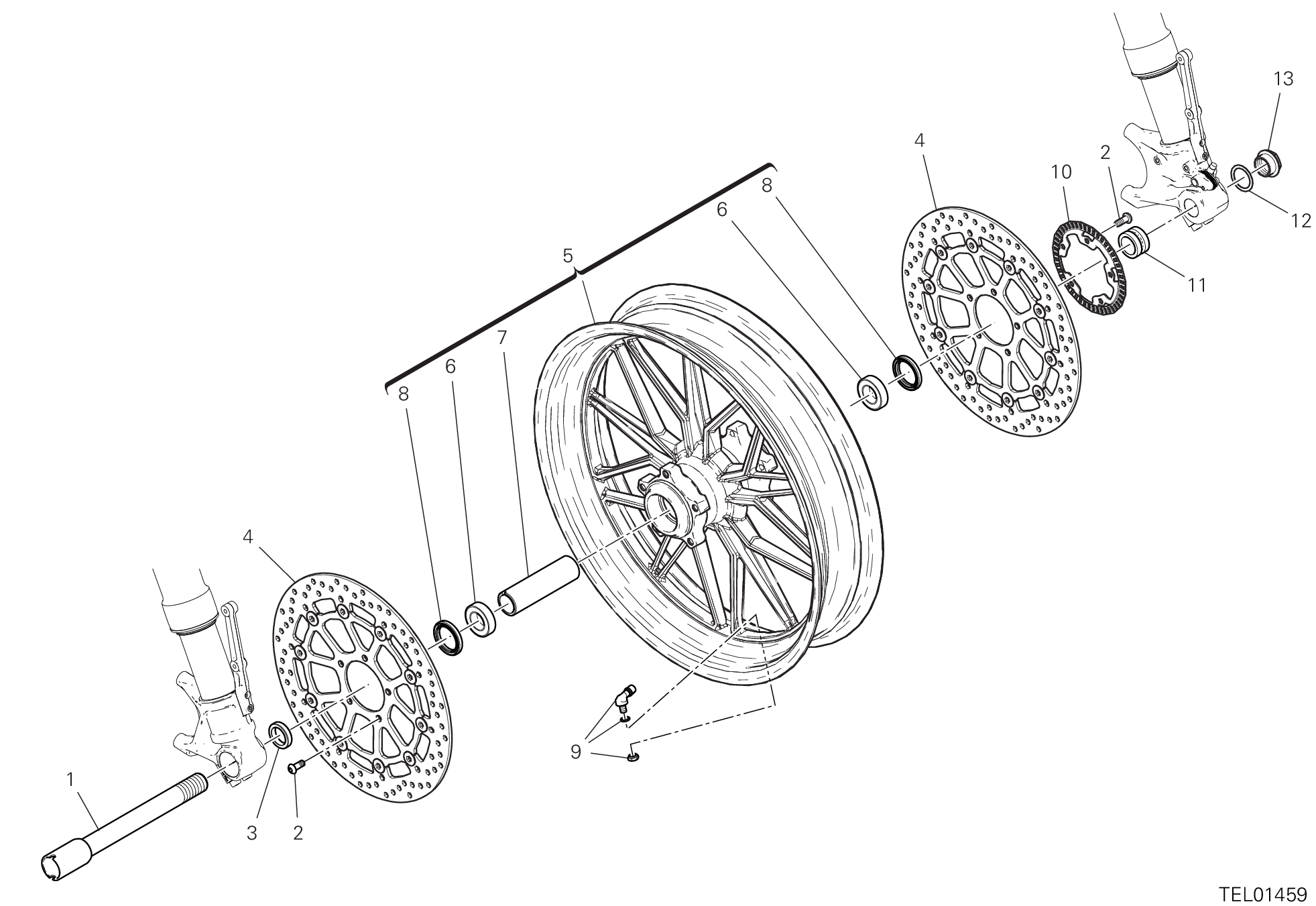 Roue avant