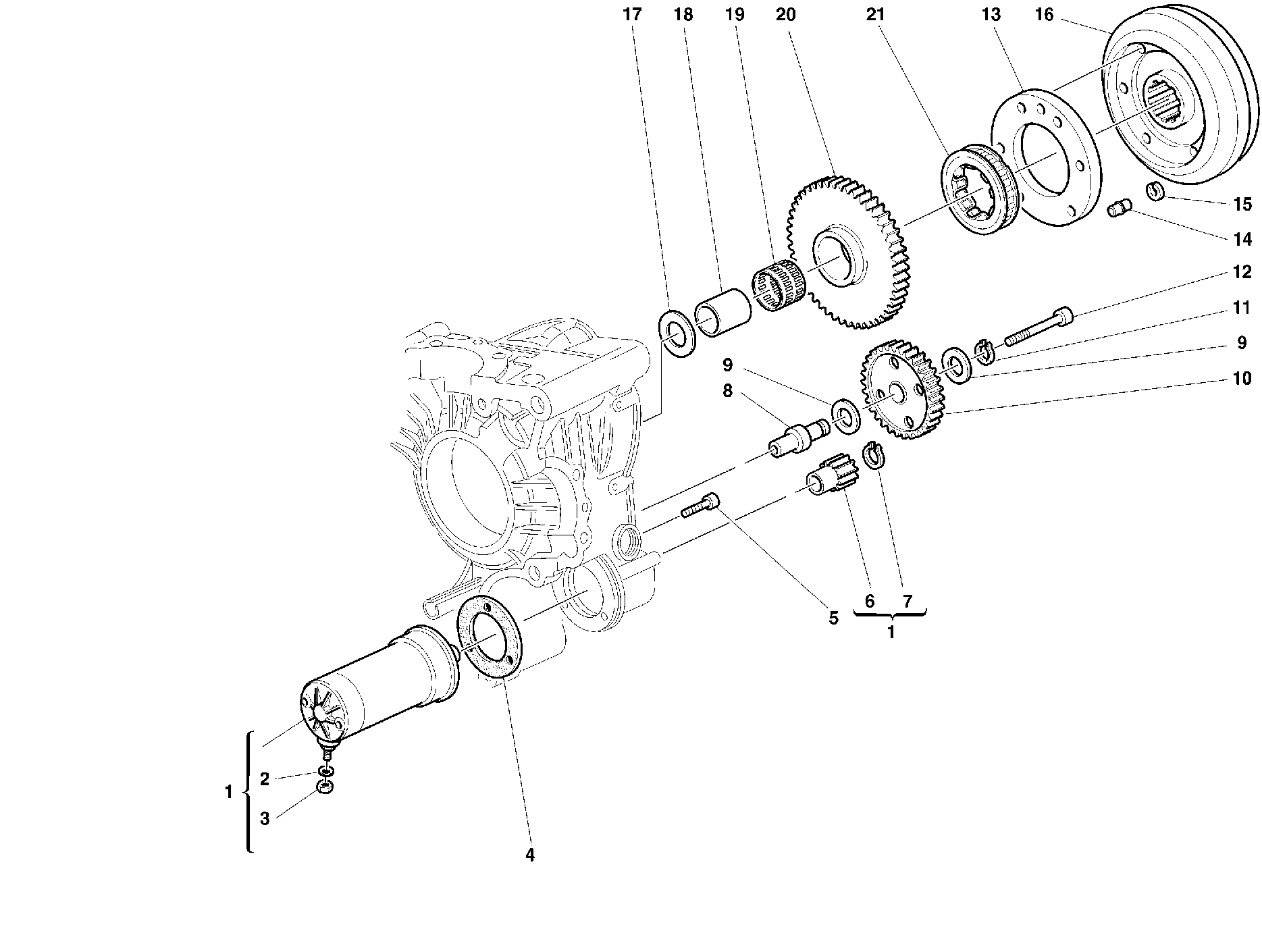 Générateur - moteur démarrage