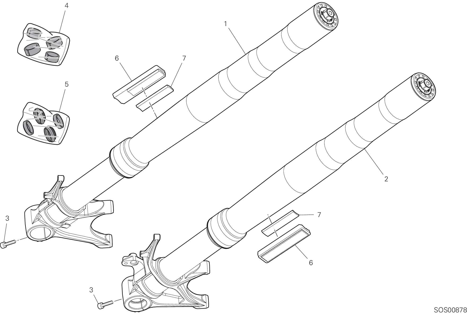 Fourche avant