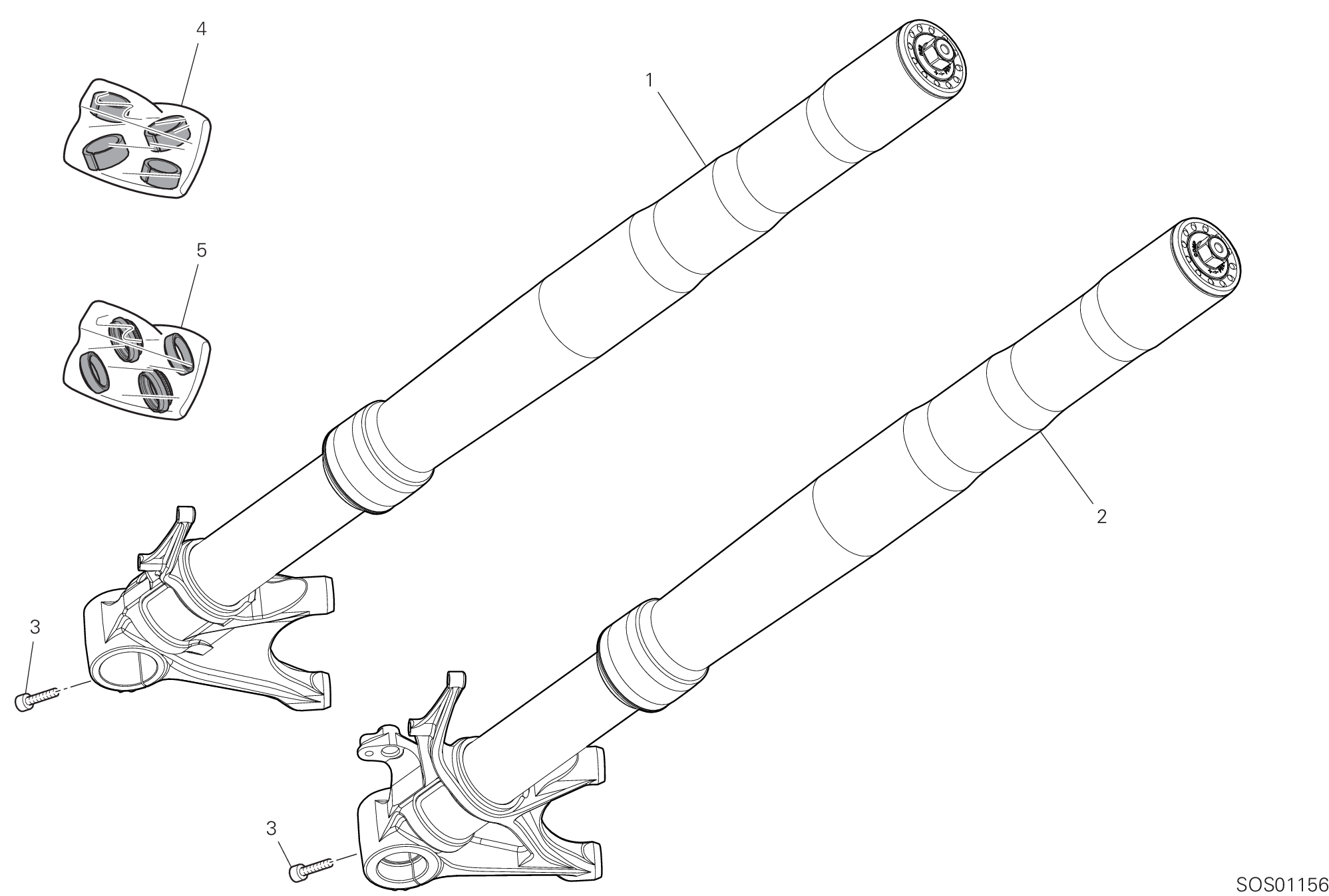 Fourche avant