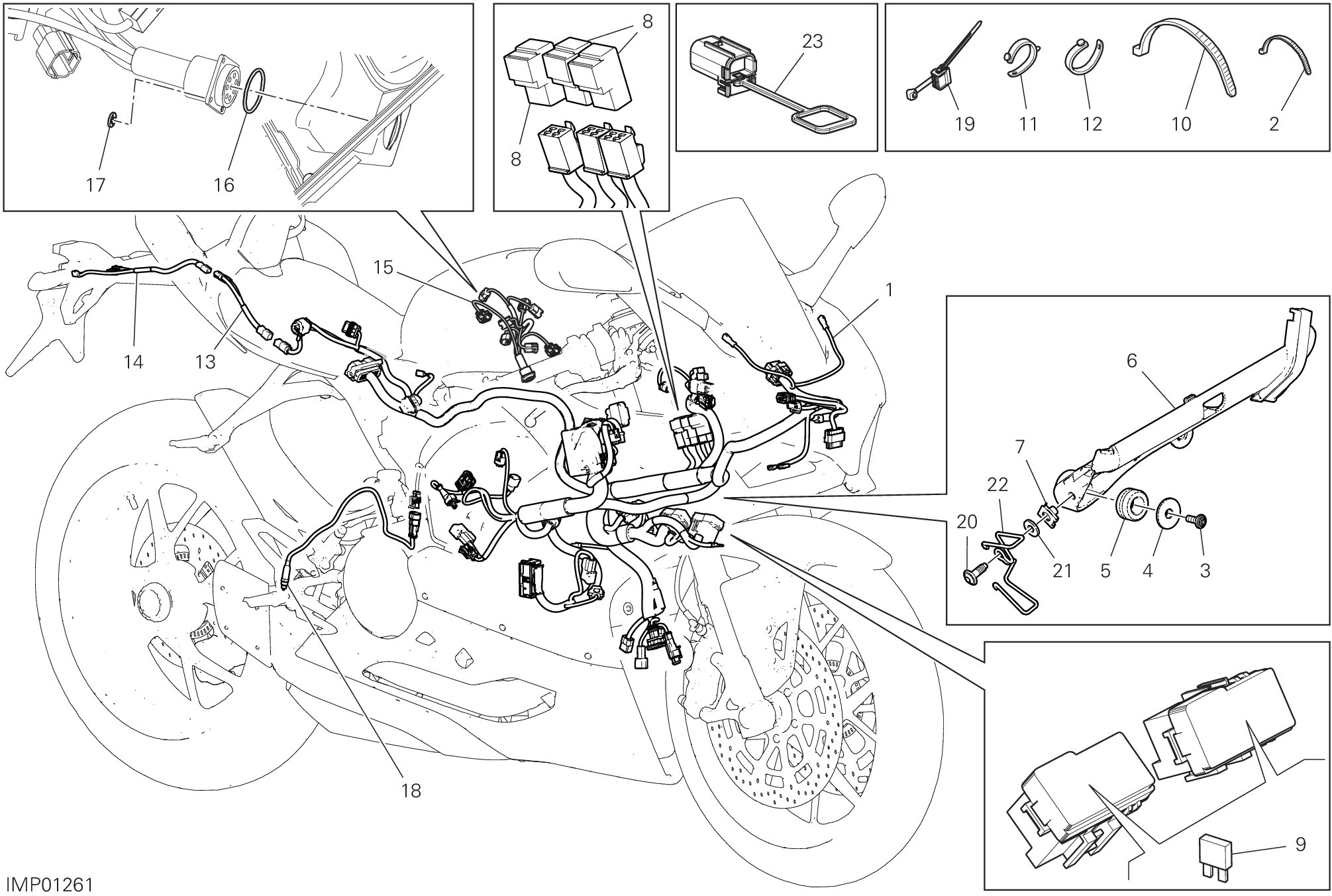 Circuit électrique vehicule