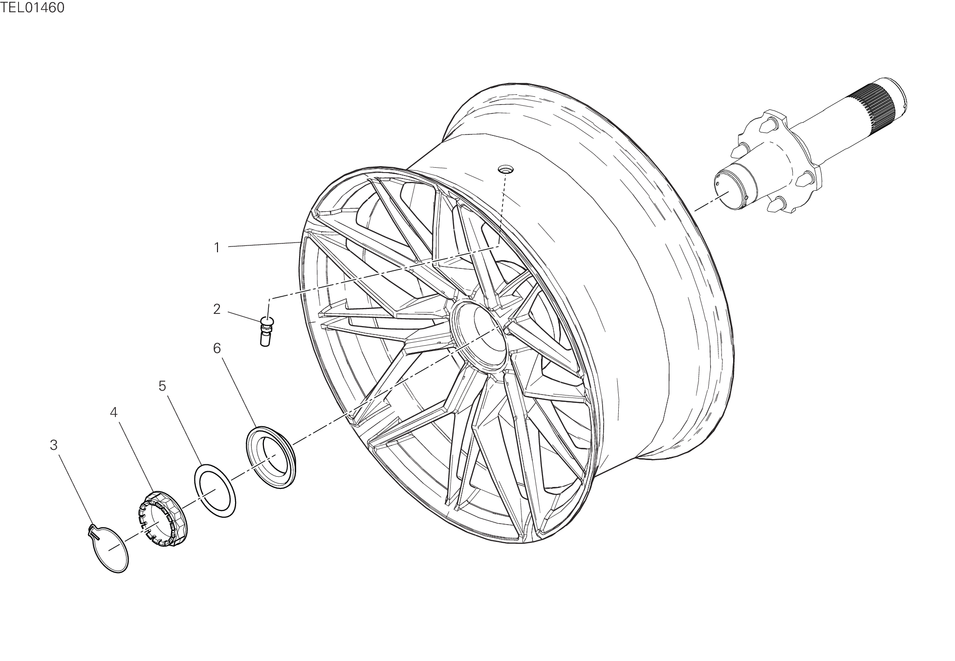 Roue arrière