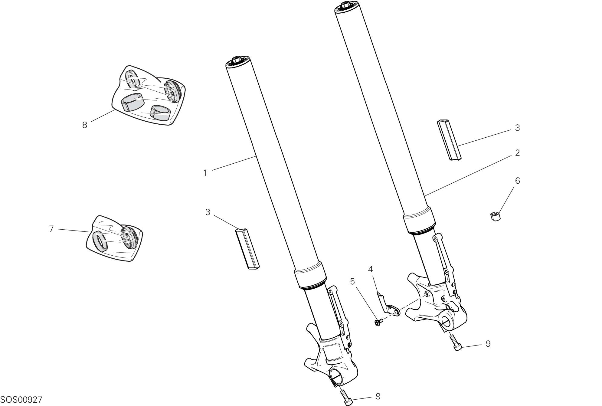 Fourche avant