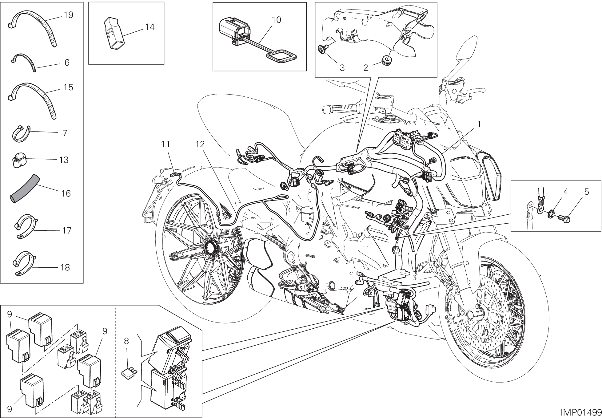 Circuit électrique vehicule