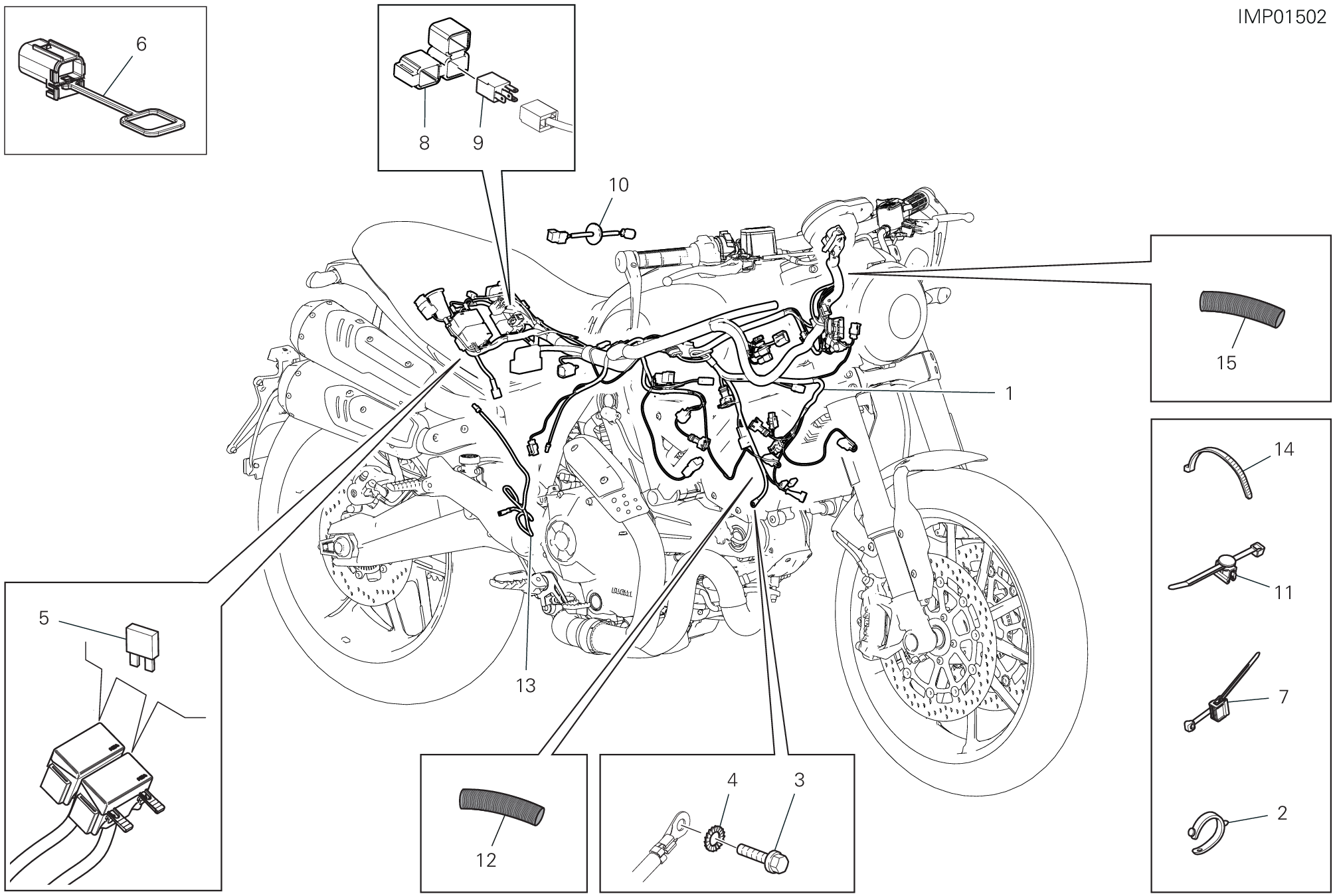 Circuit électrique vehicule