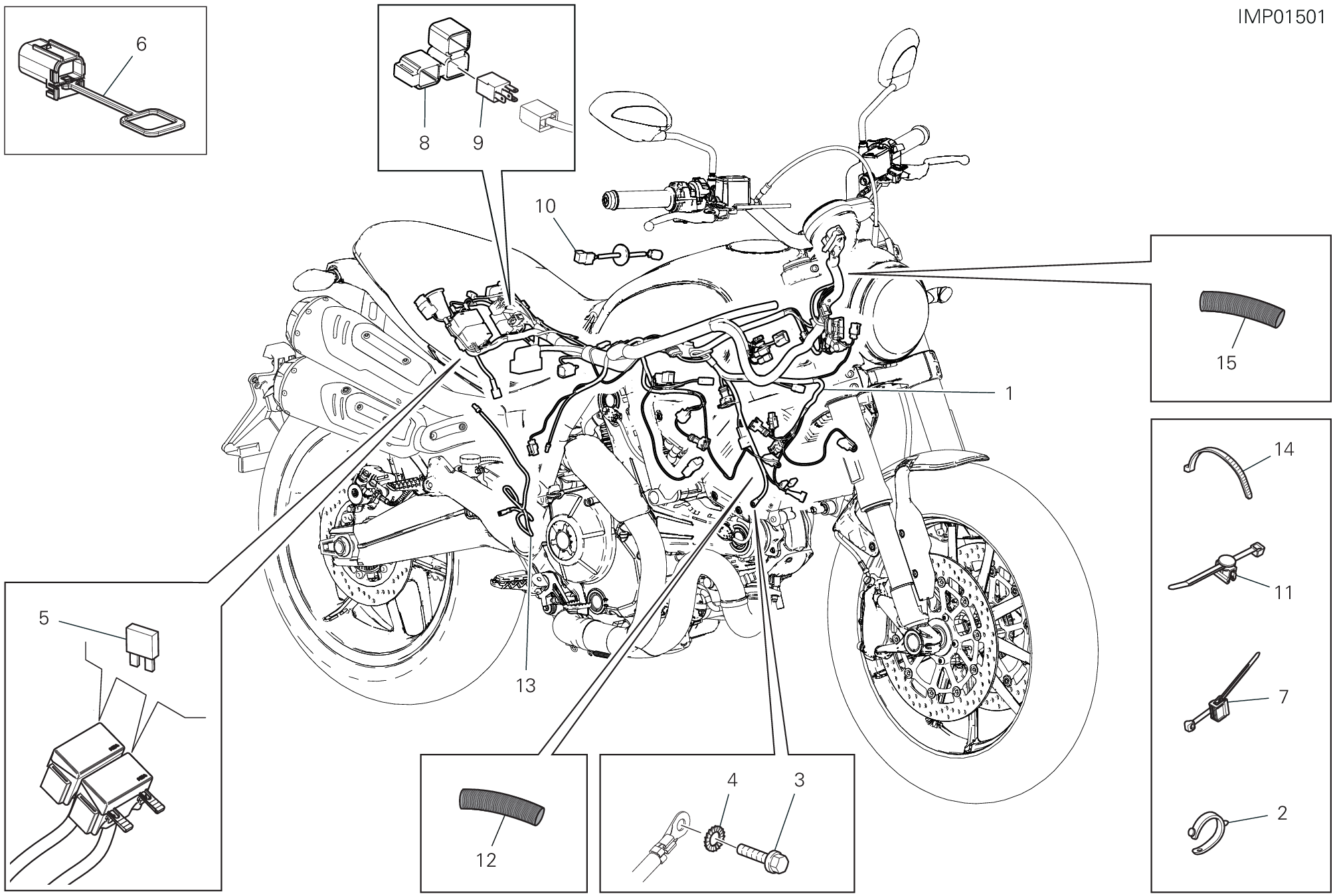 Circuit électrique vehicule