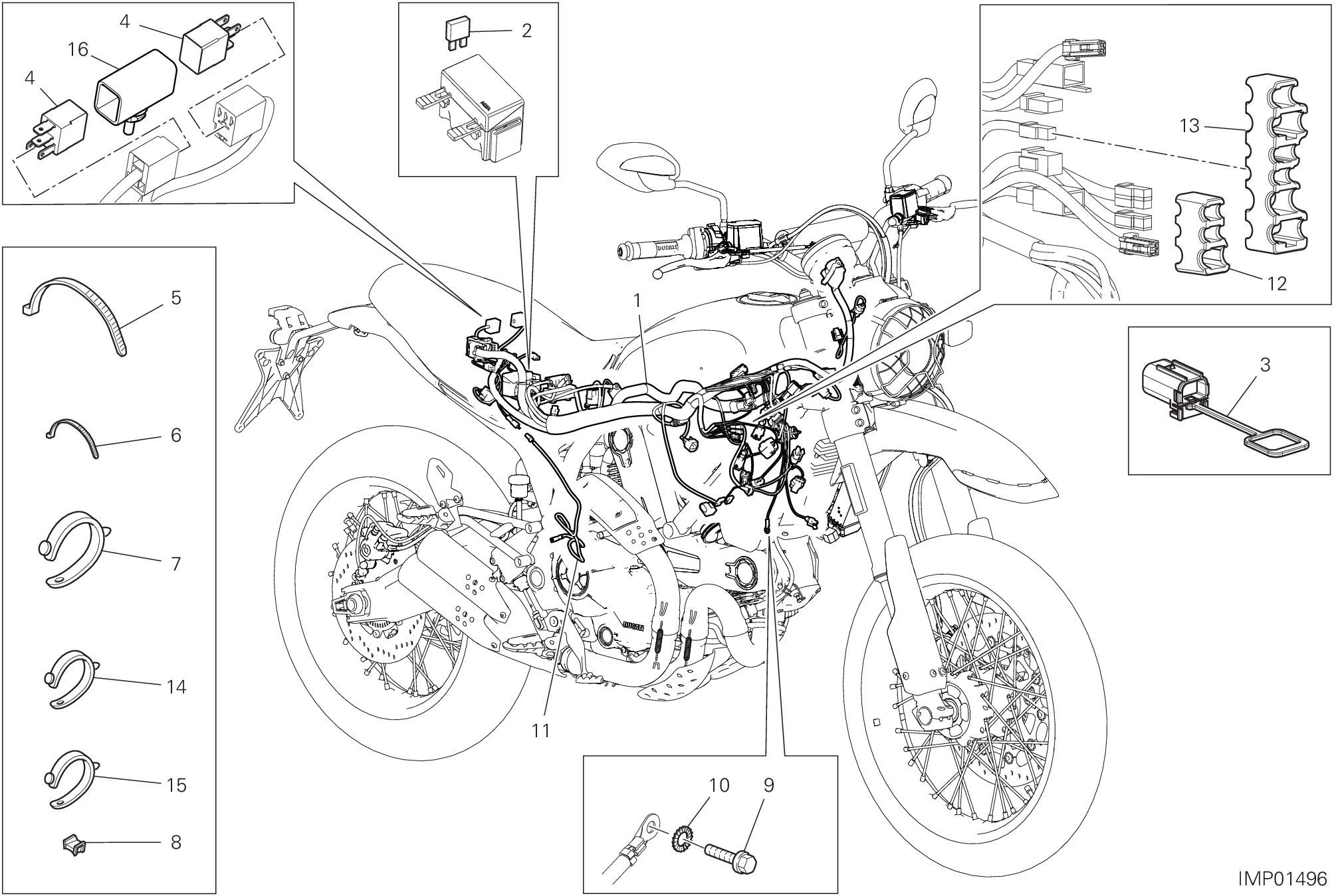 Circuit électrique vehicule