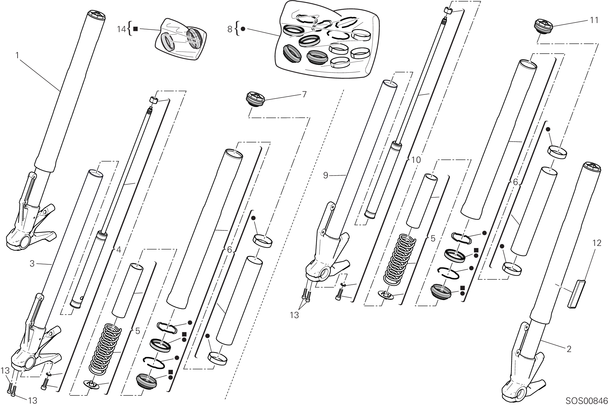 Fourche avant
